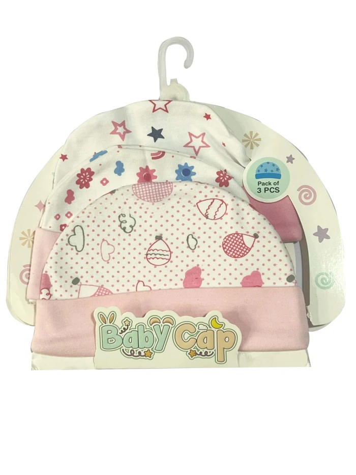 Premium 3-Piece Baby Beanie Cap Set - Sheikh Jee Garments