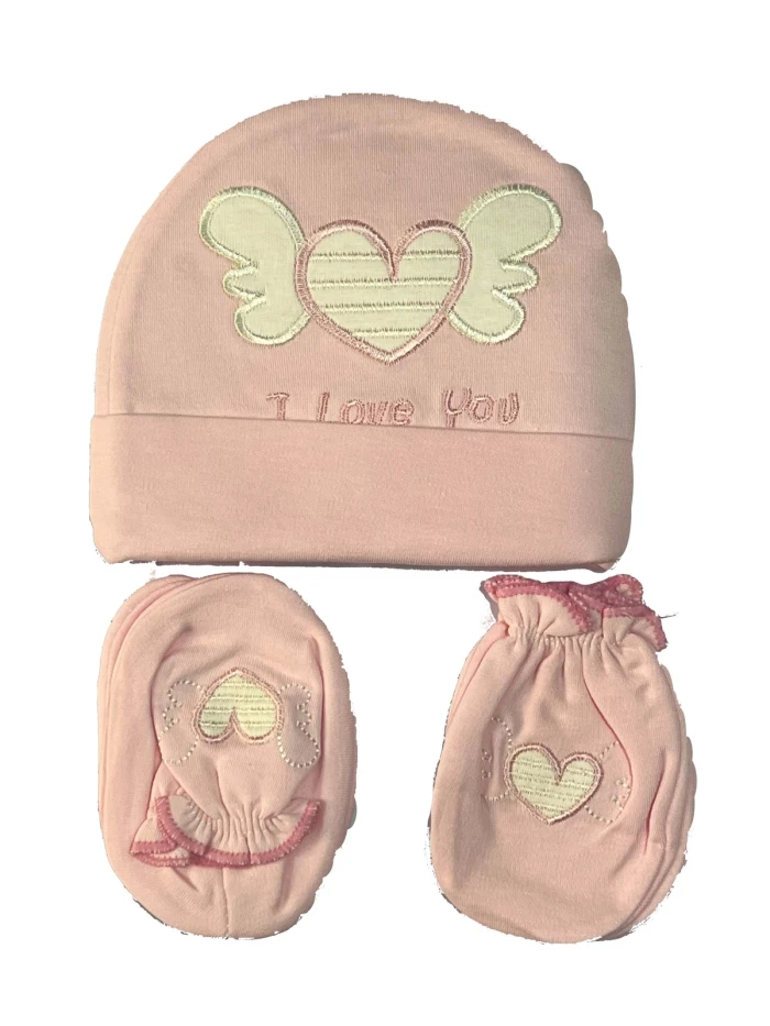 Adorable 3-Piece Baby Cap Set - Sheikh Jee Garments