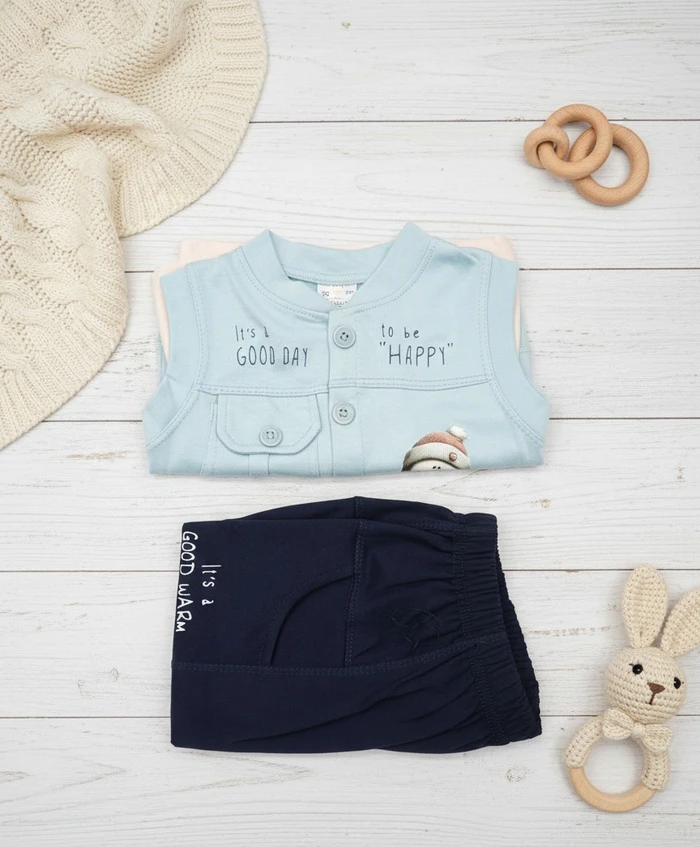 Cozy Snow Buddy Baby Set - Sheikh Jee Garments