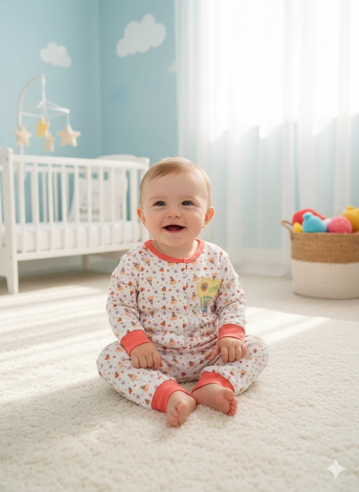 Premium Baby Cotton Sleepsuit Set - Sheikh Jee Garments