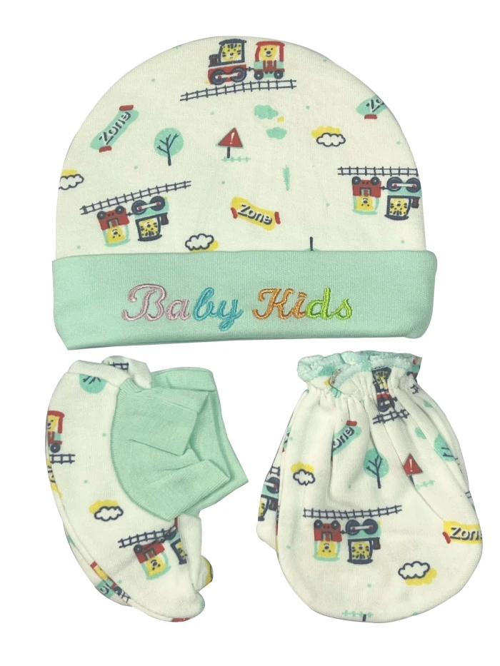 Premium 3-Piece Baby CAP Set - Sheikh Jee Garments