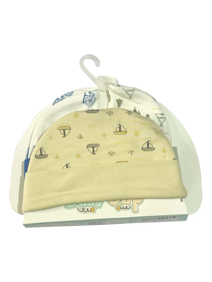 Premium 3-Piece Baby Cap Set - Sheikh Jee Garments