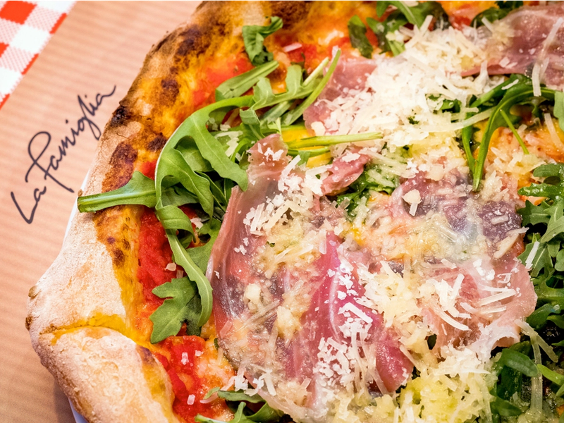 Parmapizza på La Famiglia