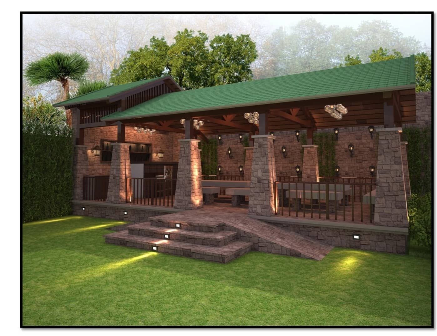 Restaurant Landscape Design