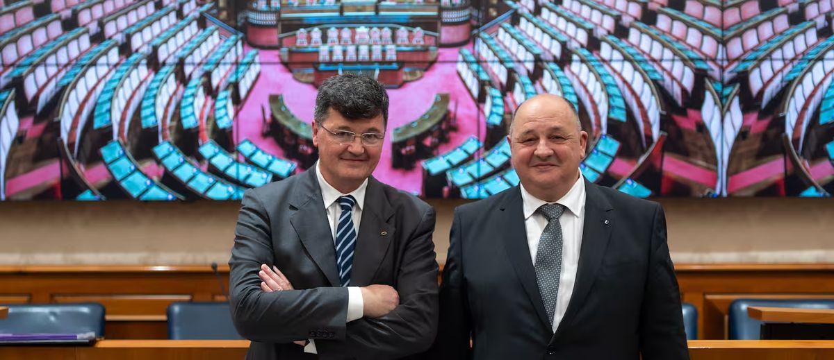 Dirigenti R. E R. Group alla conferenza in senato della repubblica