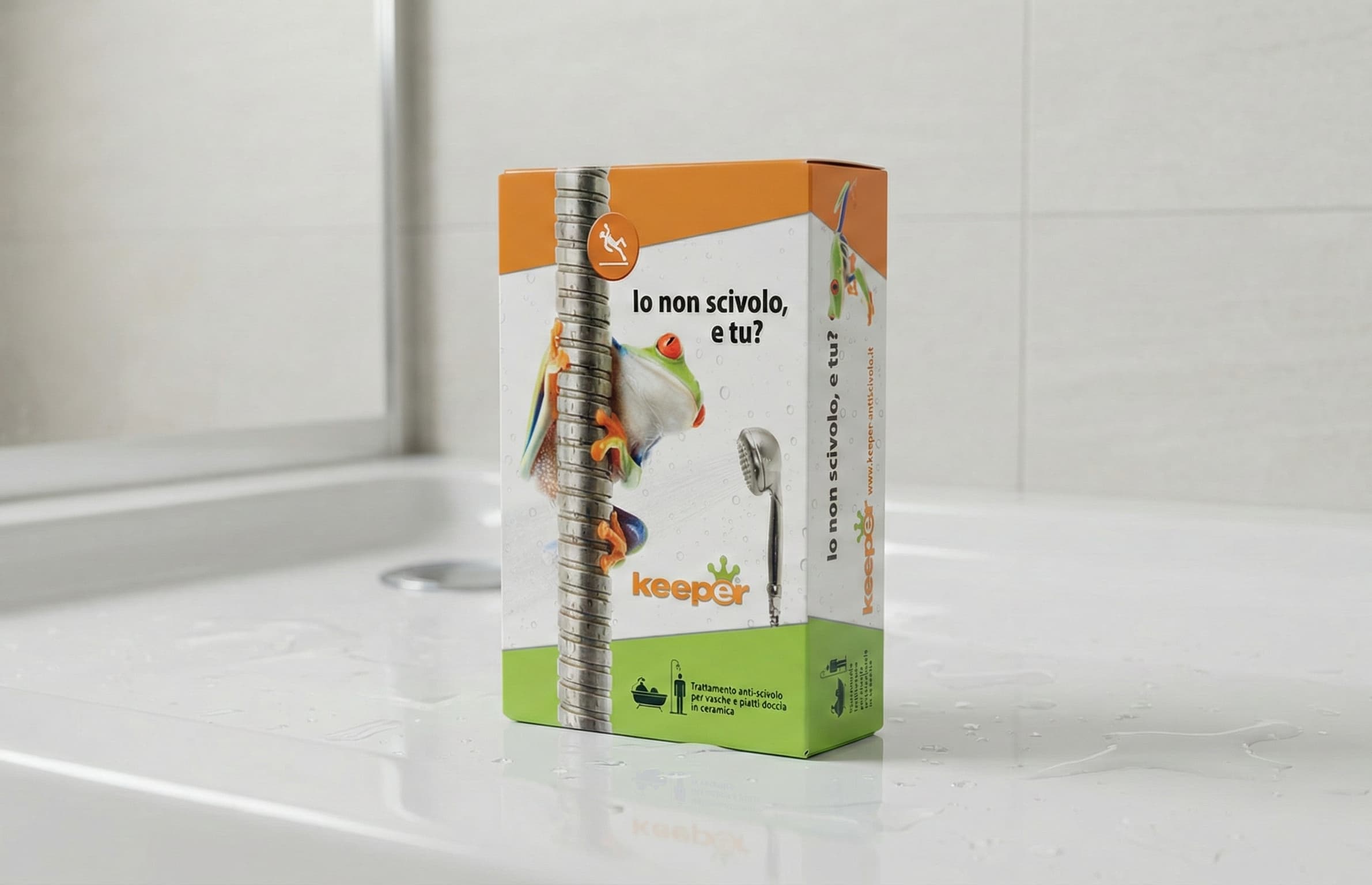 Keeper Kit Antiscivolo Piatto Doccia e Vasca – Trattamento Professionale