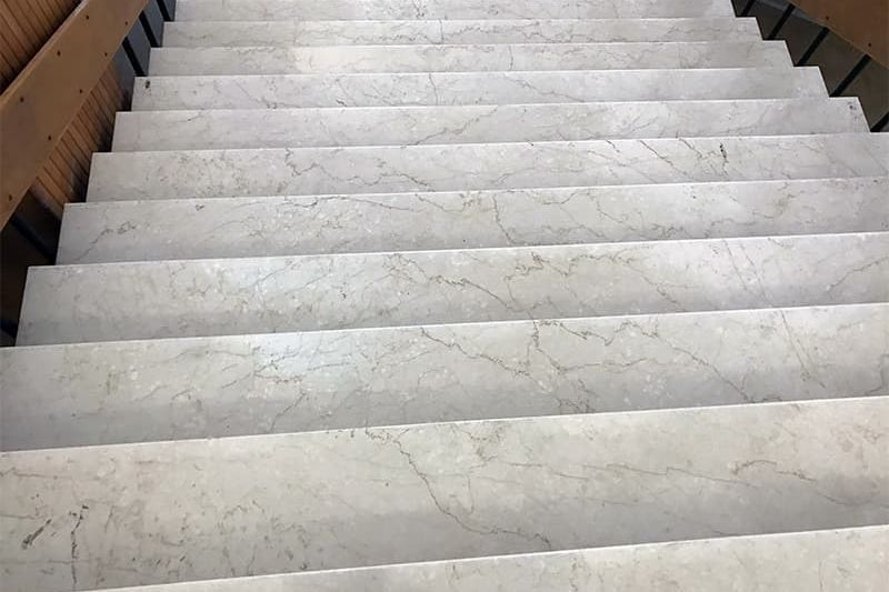 Scala ospedale S. Maria Nuova trattata con antiscivolo Tekno Touch