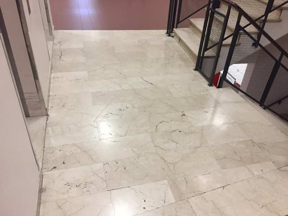 Scala ospedale S. Maria Nuova trattata con antiscivolo Tekno Touch 3