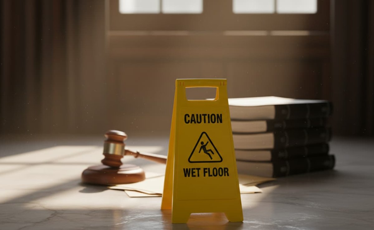 segnale pavimento bagnato