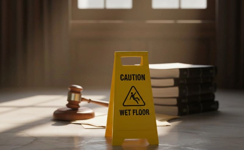 segnale pavimento bagnato