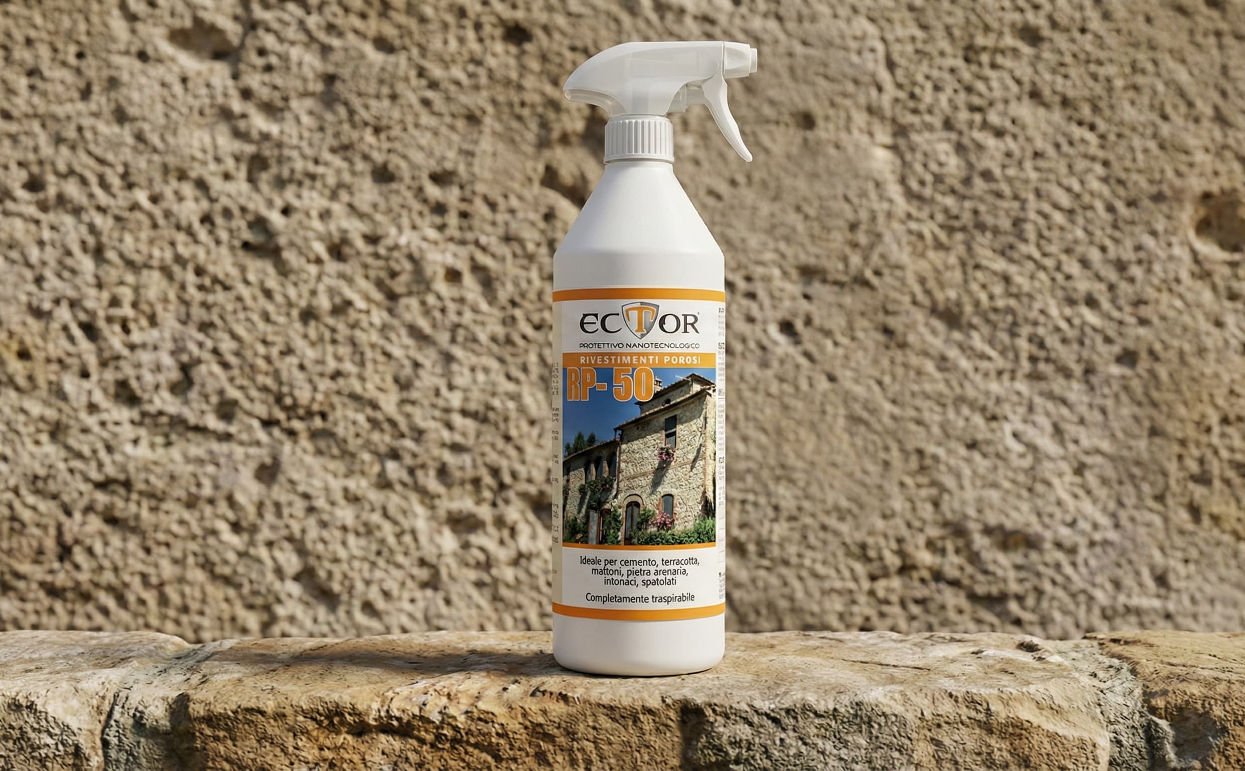 ECTOR RP-50 - Protettivo Nanotecnologico Muri, Pietra e Intonaci