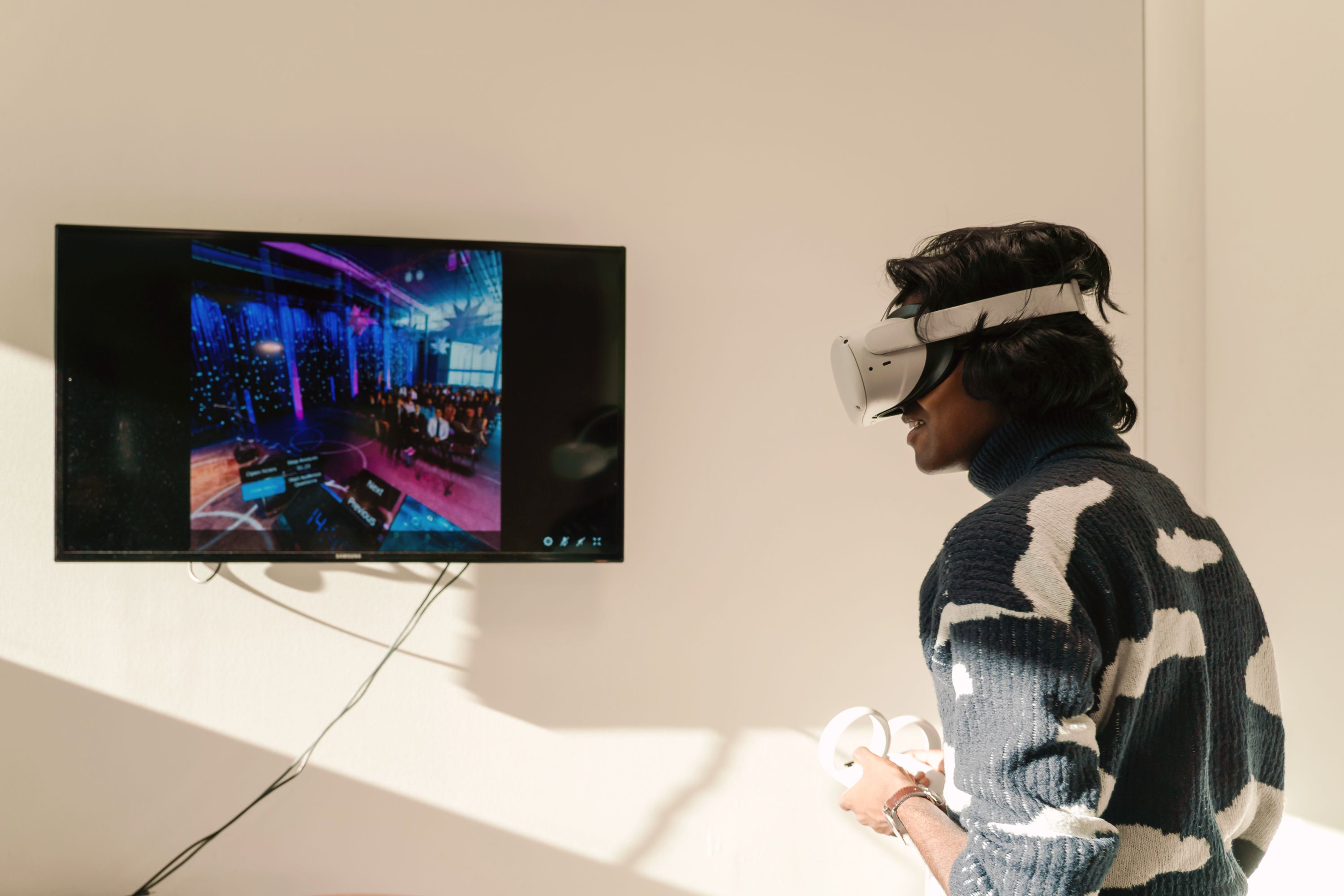VR presentation training