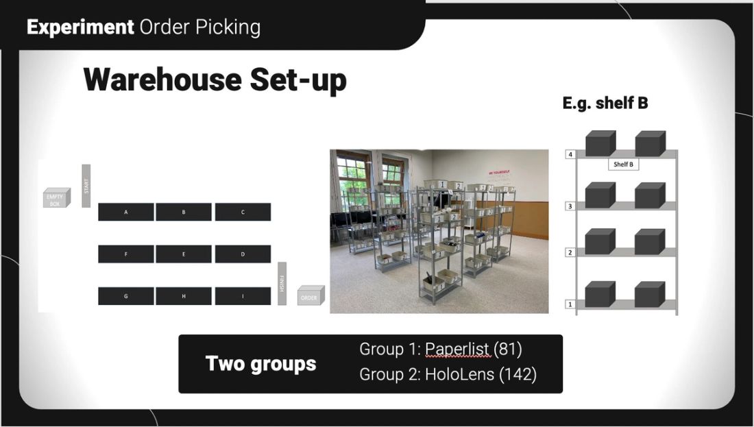 Augmented Reality Smart Glasses - Warehouse Experiment