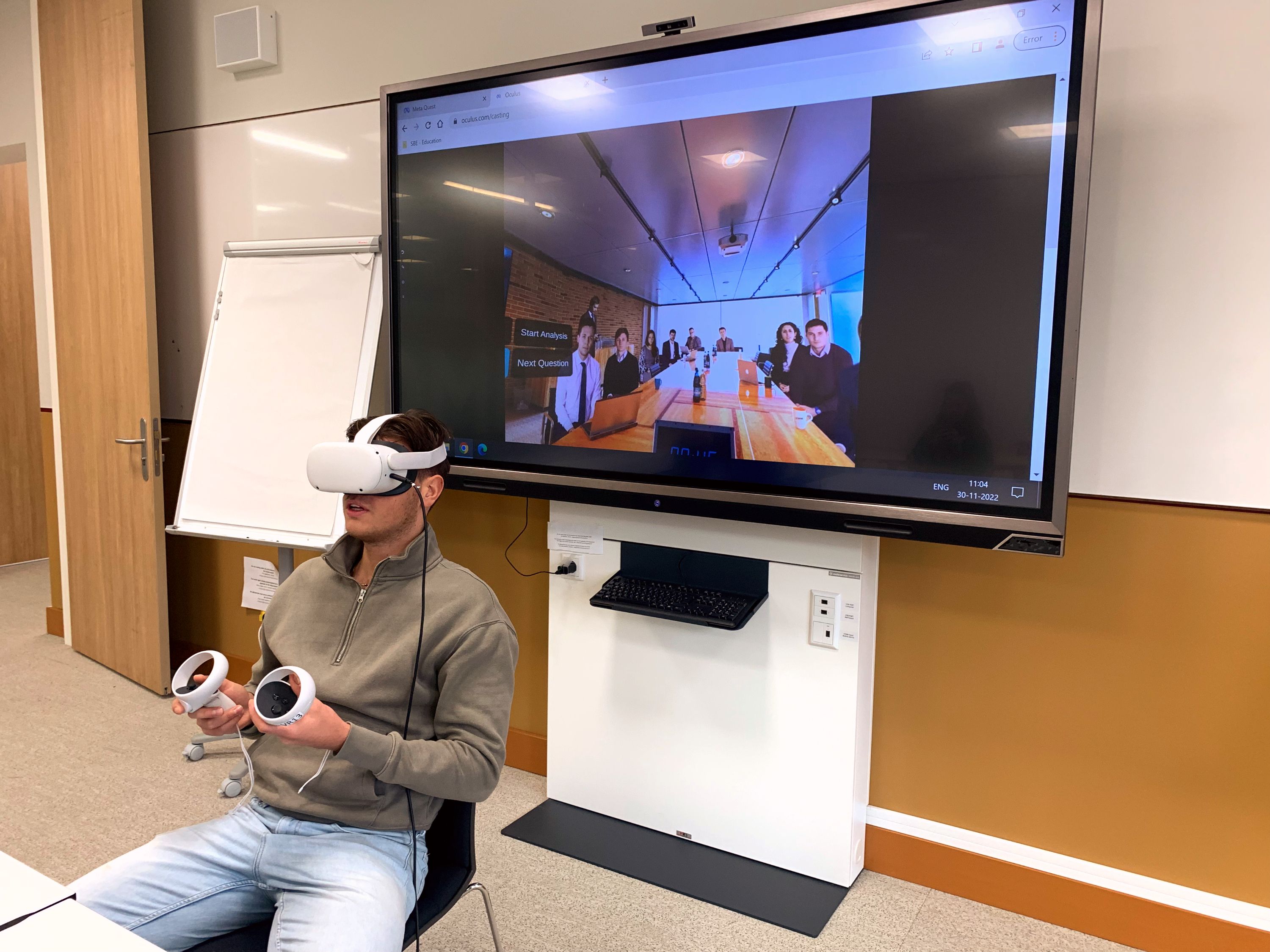 VR presentation training