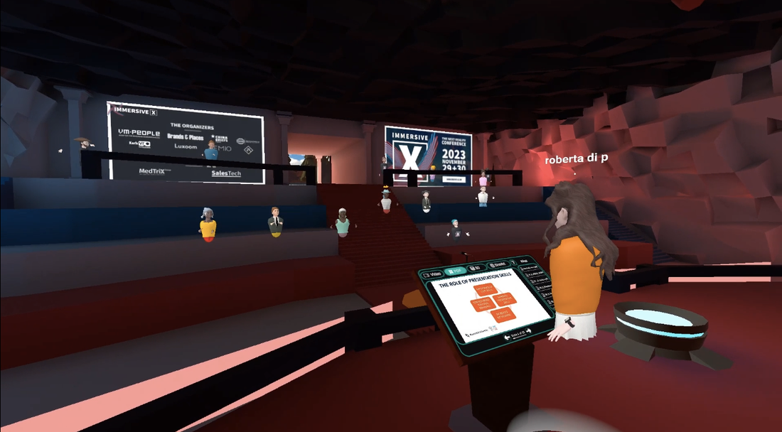 Crafting Personal Branding in the Metaverse. Jonas Heller and Roberta di Palma at Immersive X 2023