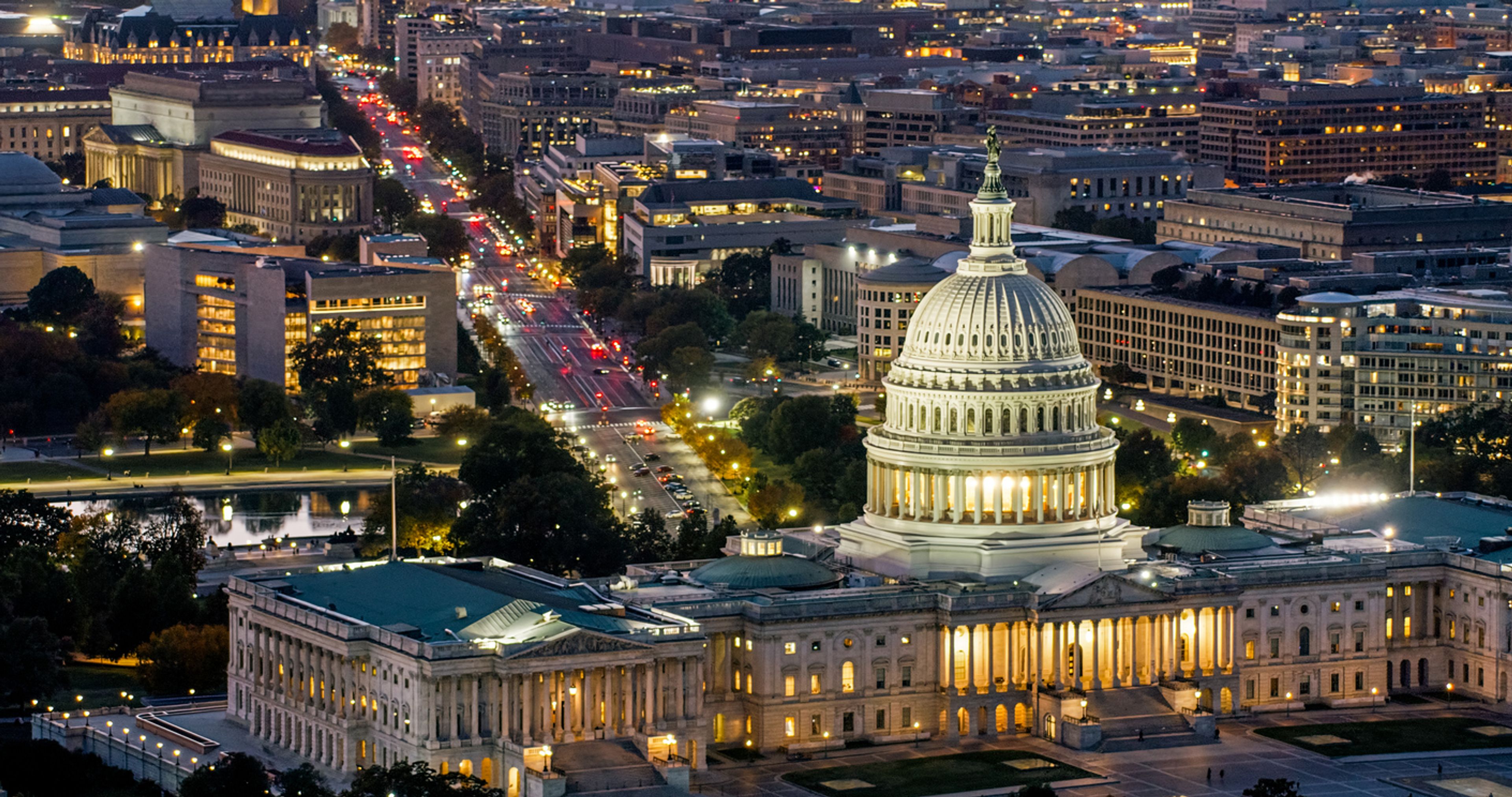 U.S. Capitol building, where a new bill would pause the H-1B visa program