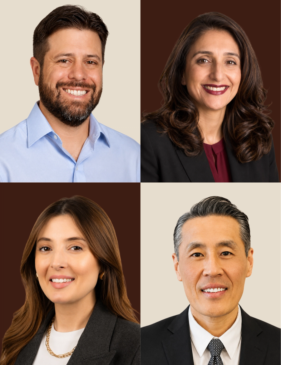 Portrait grid of four Manifest team members.