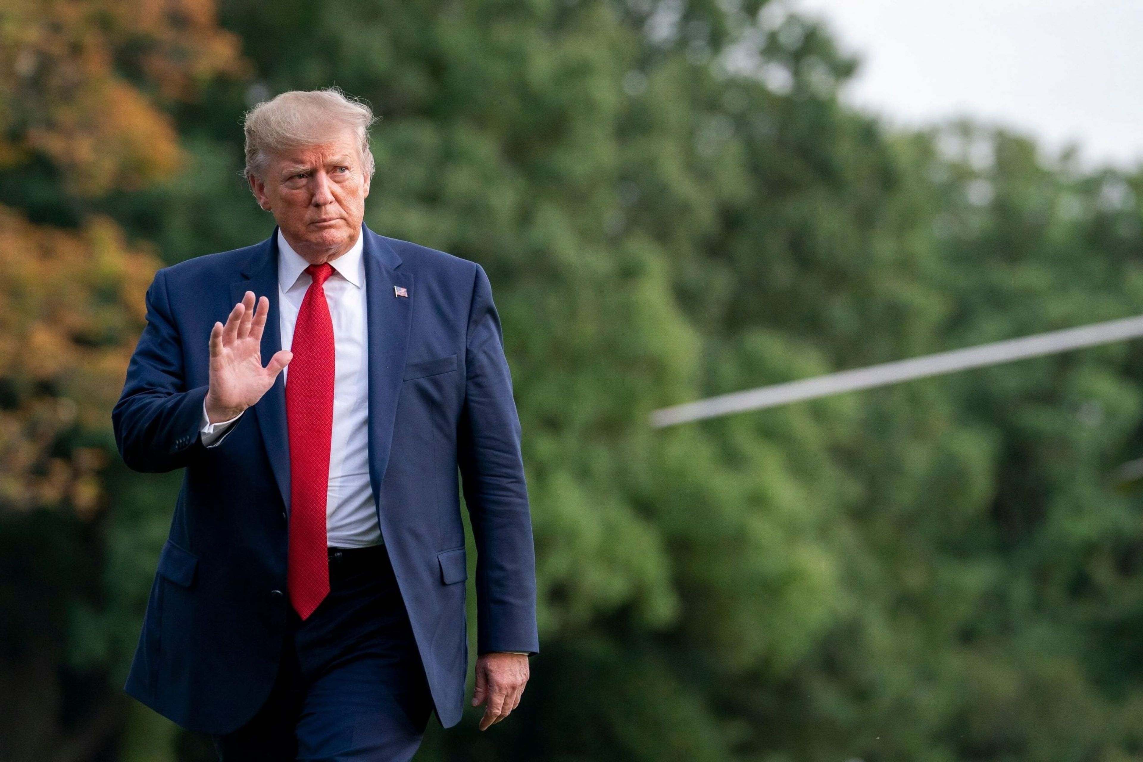 Donald Trump discussing the proposed Gold Card visa program