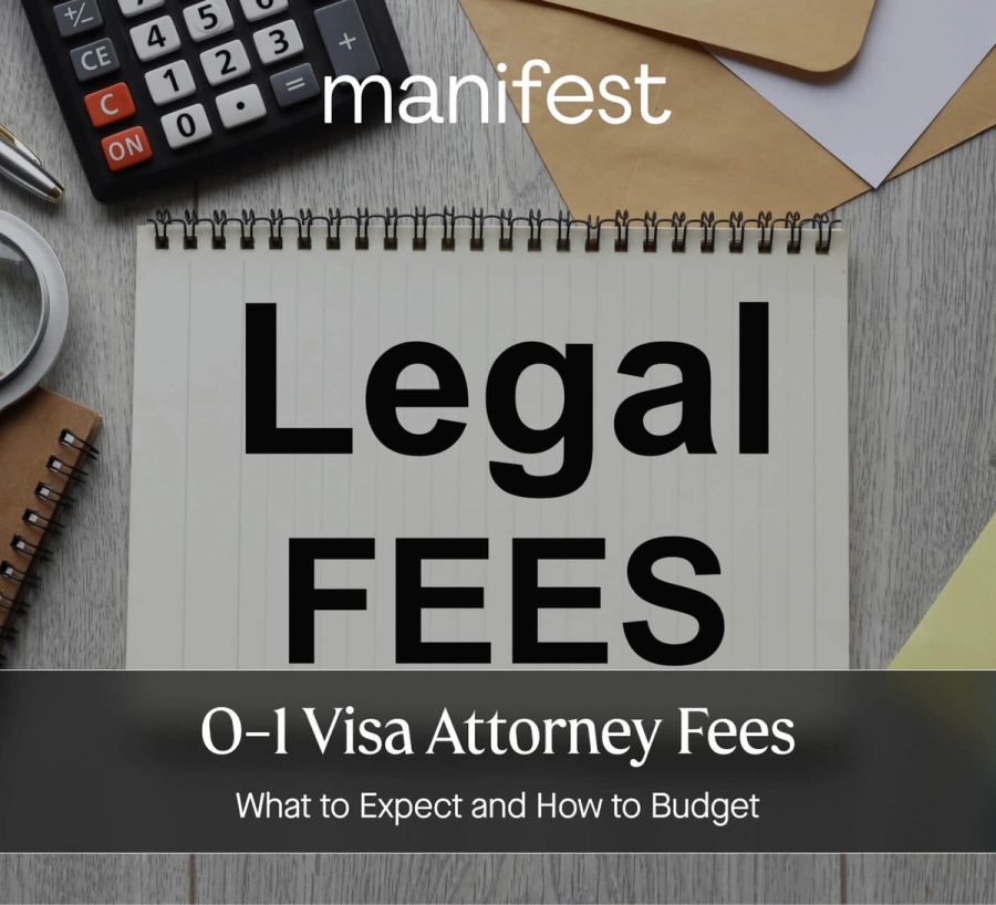 Immigration attorney discussing O-1 visa legal fees with a client
