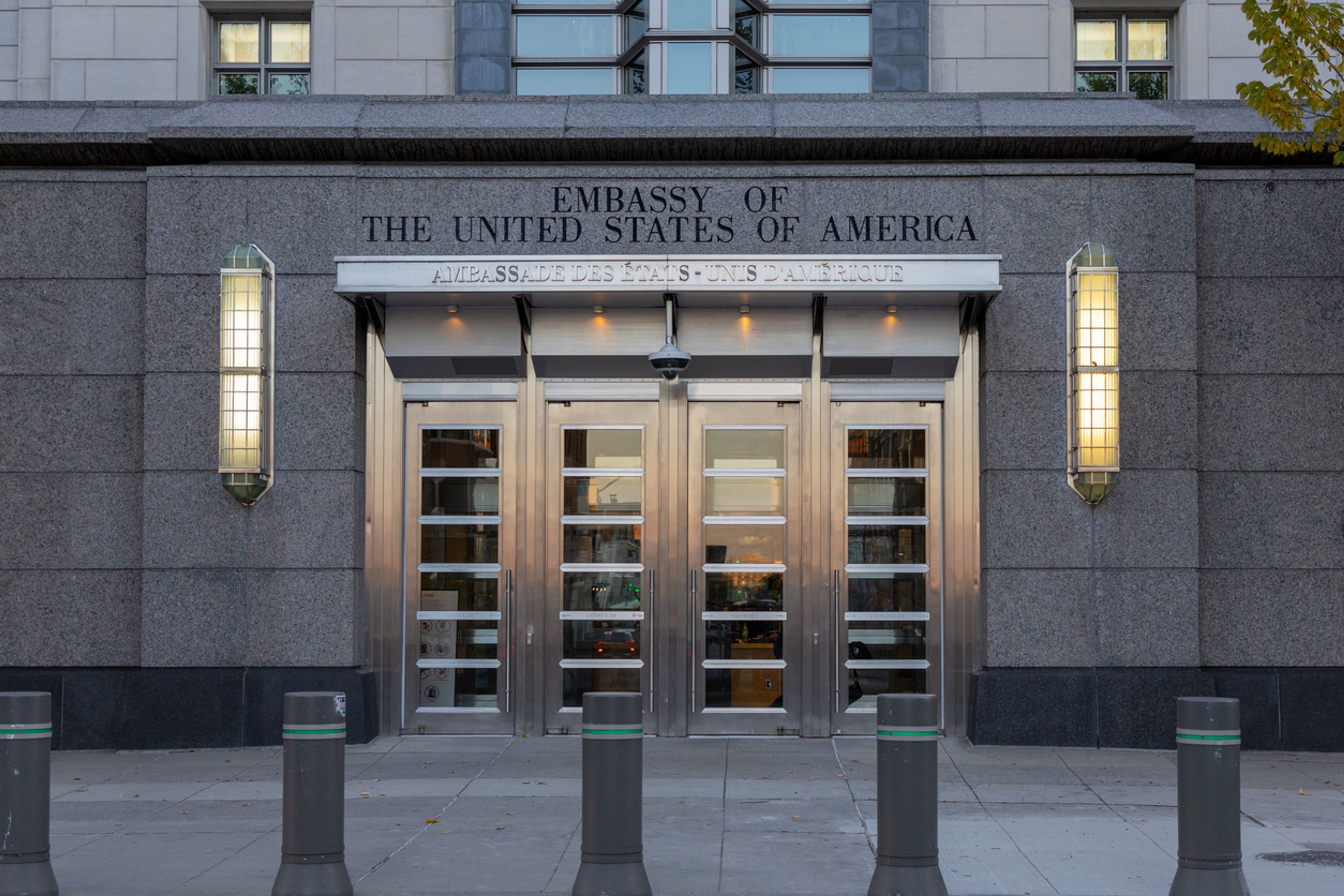 Embassy of the United States of America in Ottawa.