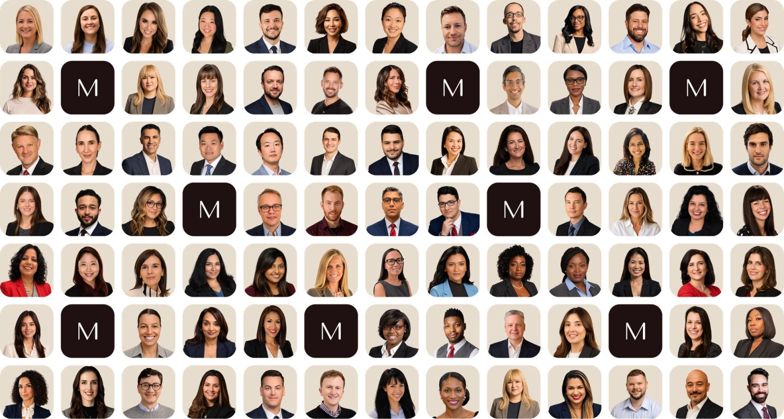 Portrait grid of Manifest Law attorneys and legal professionals