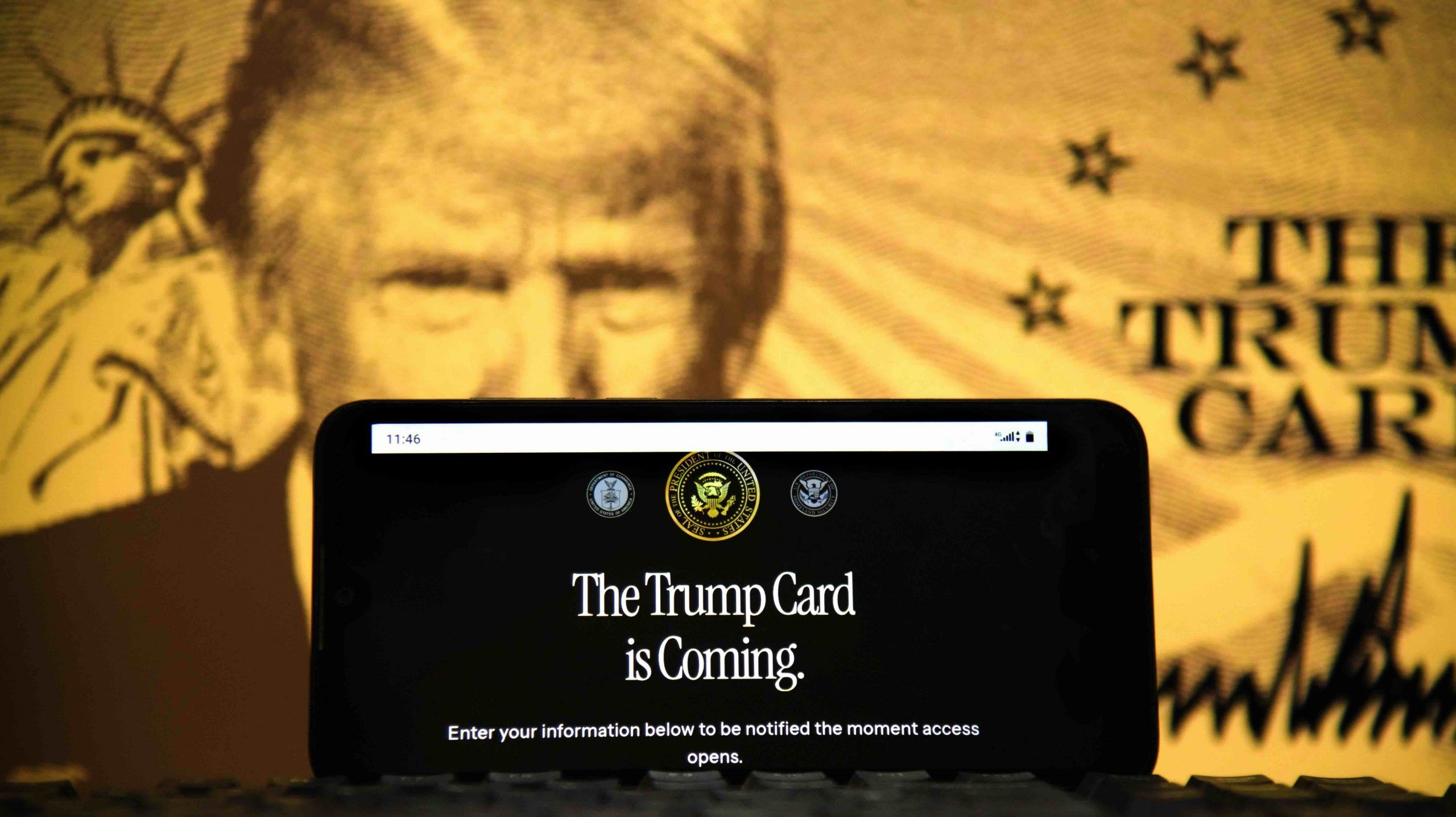 Form I-140G paperwork, moving the Trump Gold Card visa program forward