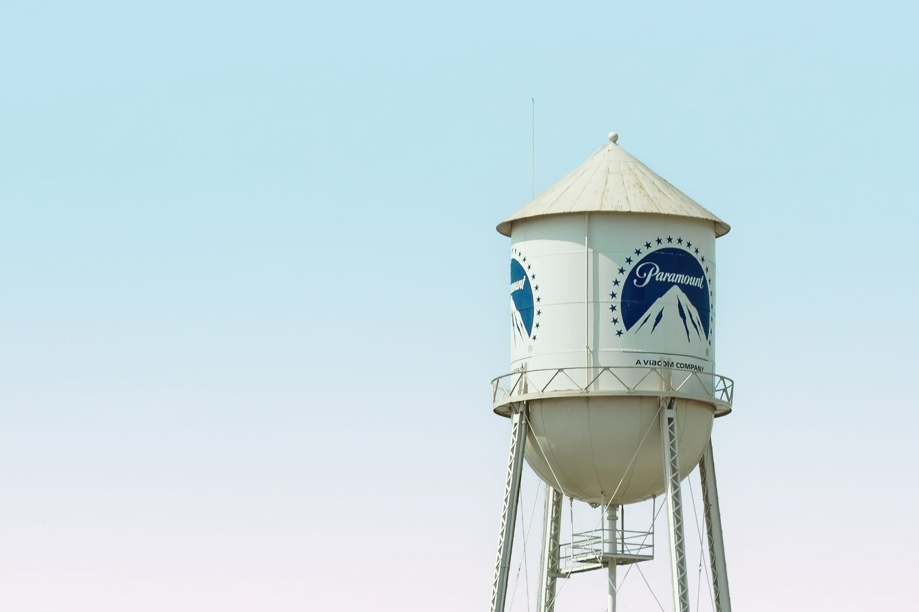 Paramount studio lot, where planned layoffs put H-1B and other work visa holders at risk
