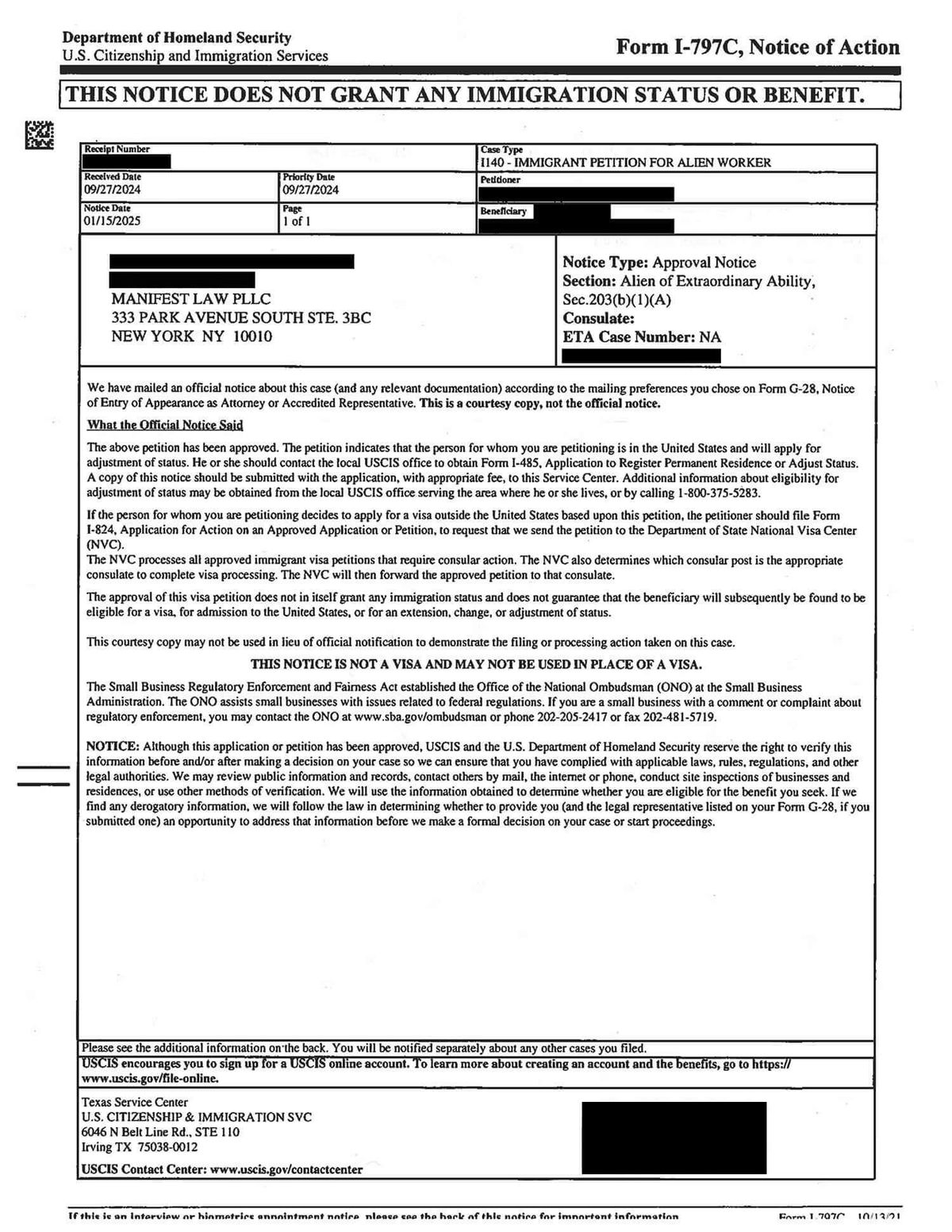 EB-1A Approved for a Biomedicine Researcher After Successfully Overcoming an RFE
