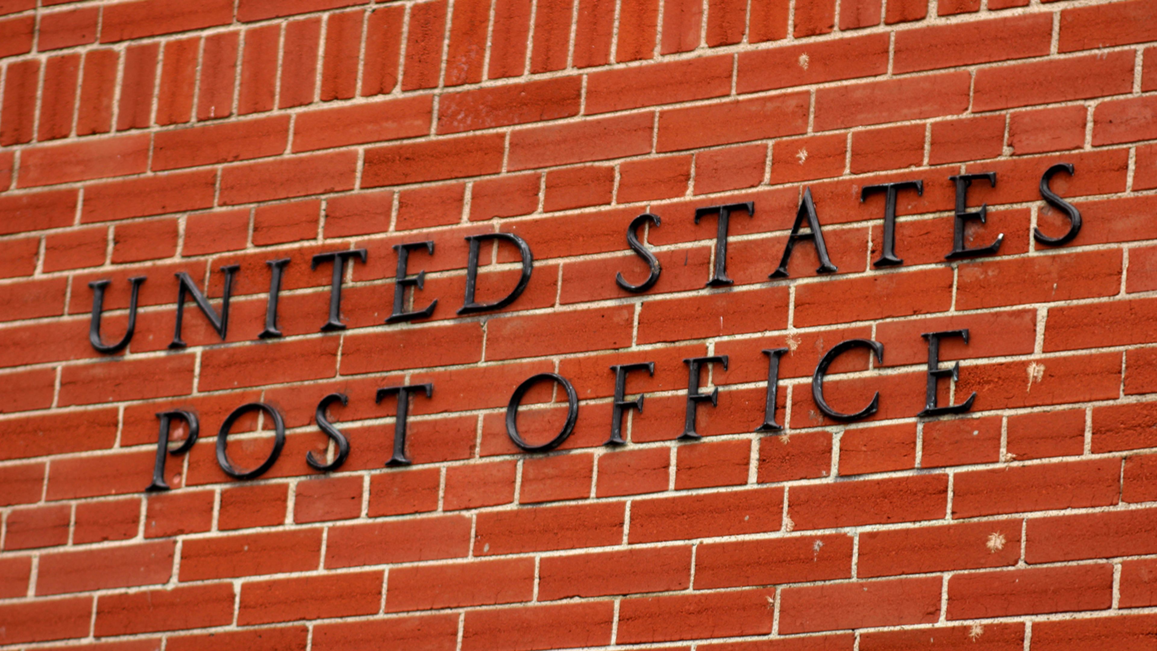 United States Postal Service building exterior.