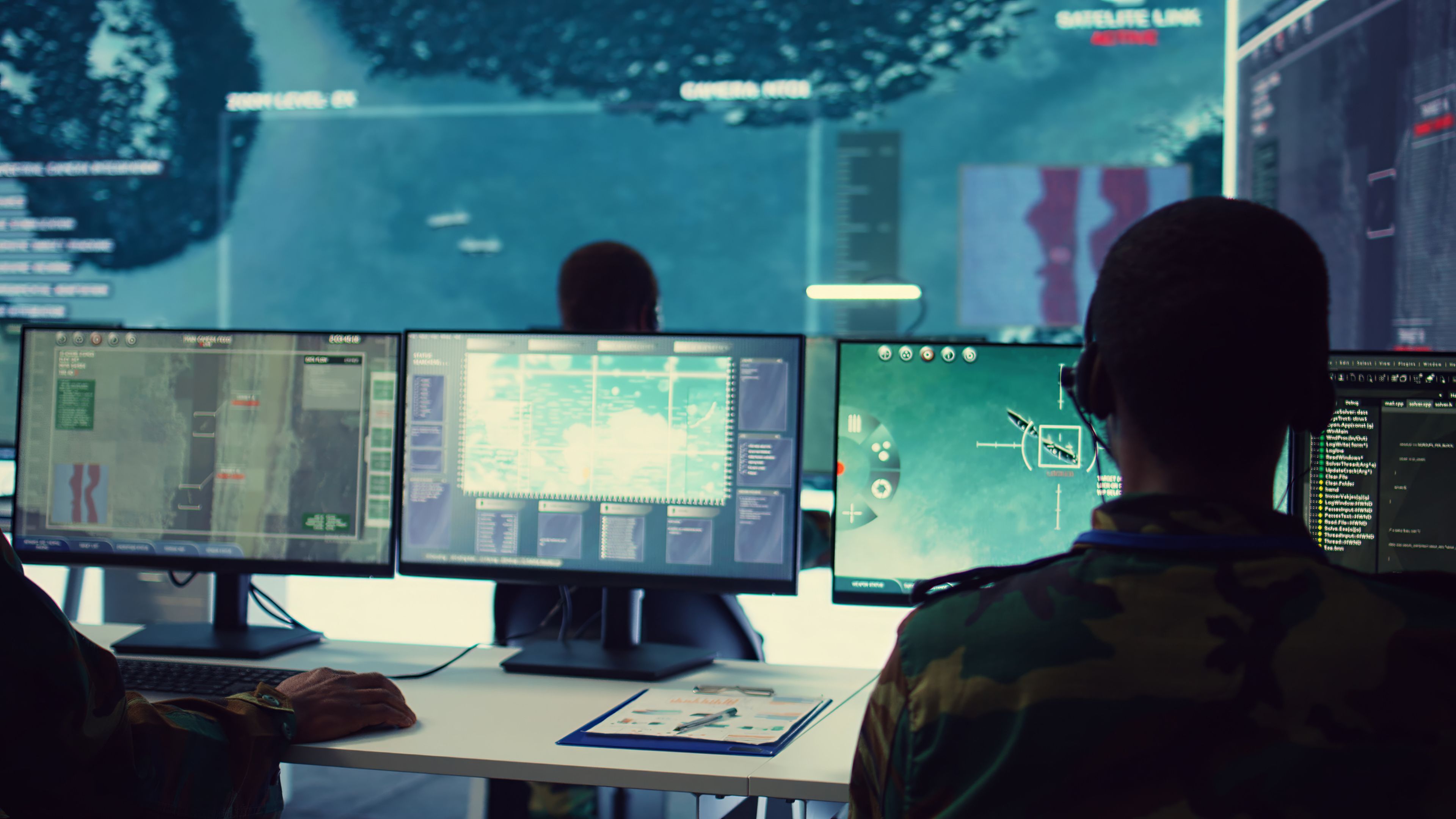 Defense contractor employing the army satellite reconnaissance system