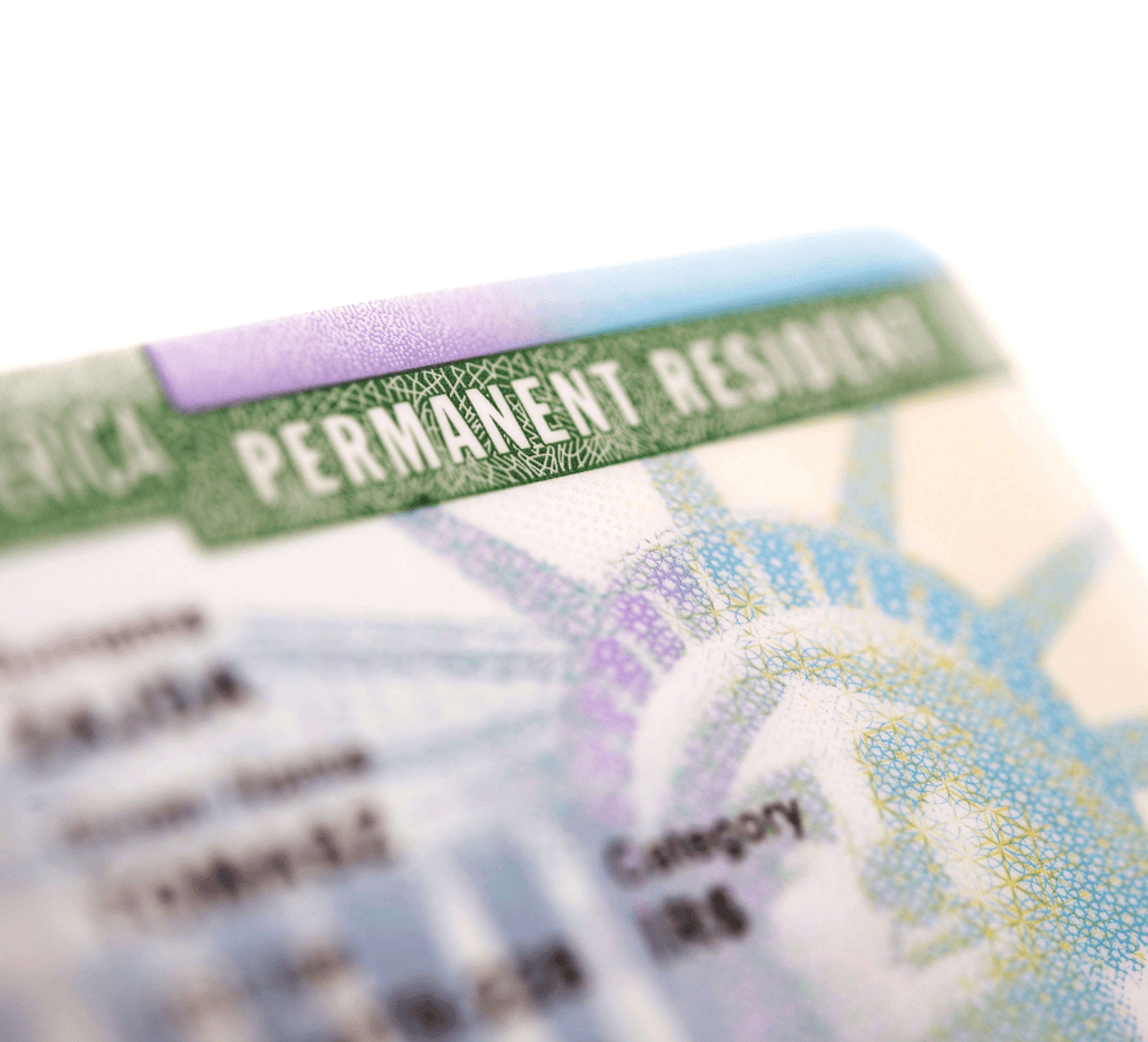 Permanent resident card symbolizing the move from H-1B to an EB-1 green card