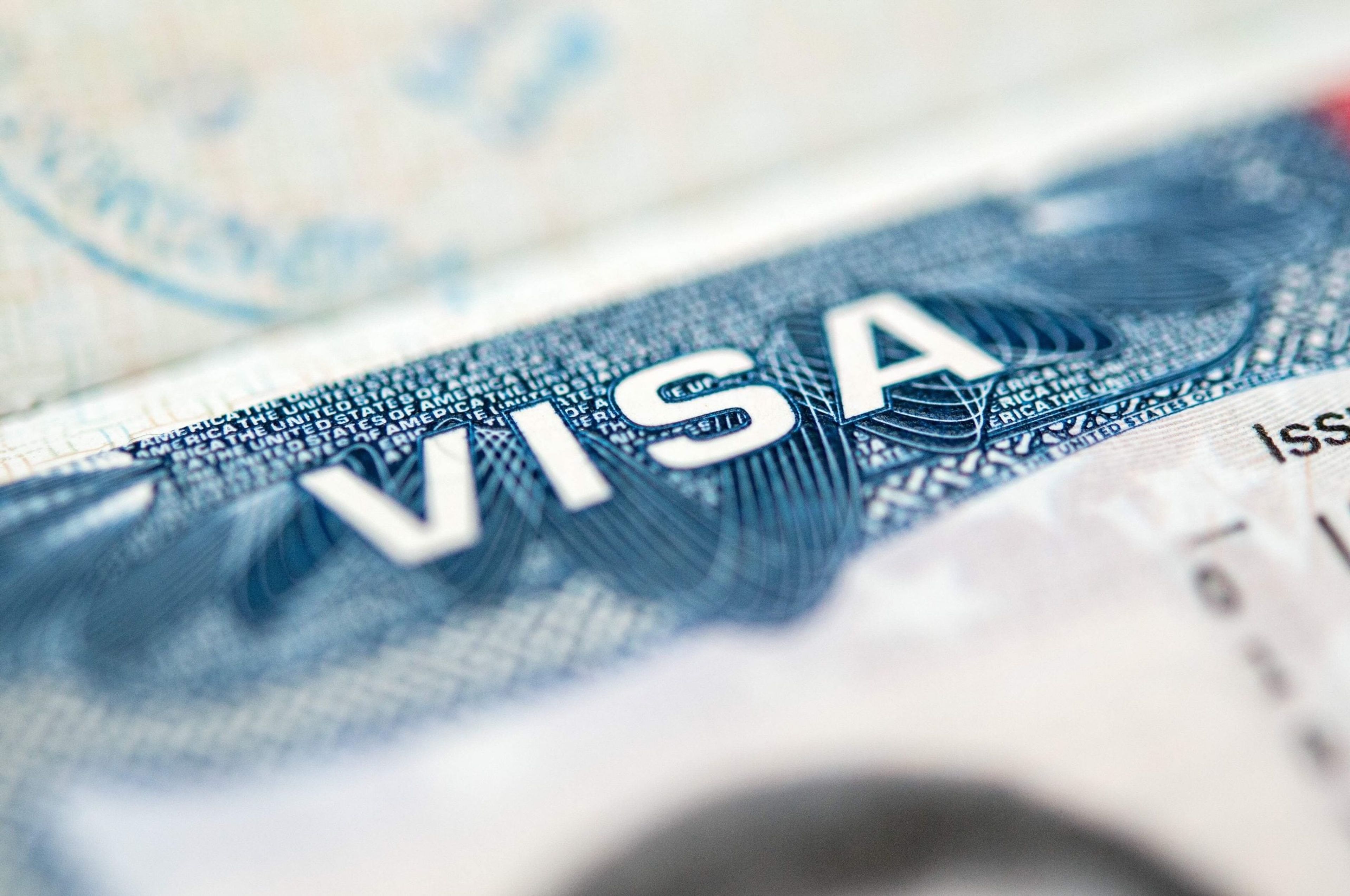 U.S. visa closeup, as the State Department expands continuous vetting to 55 million visa holders