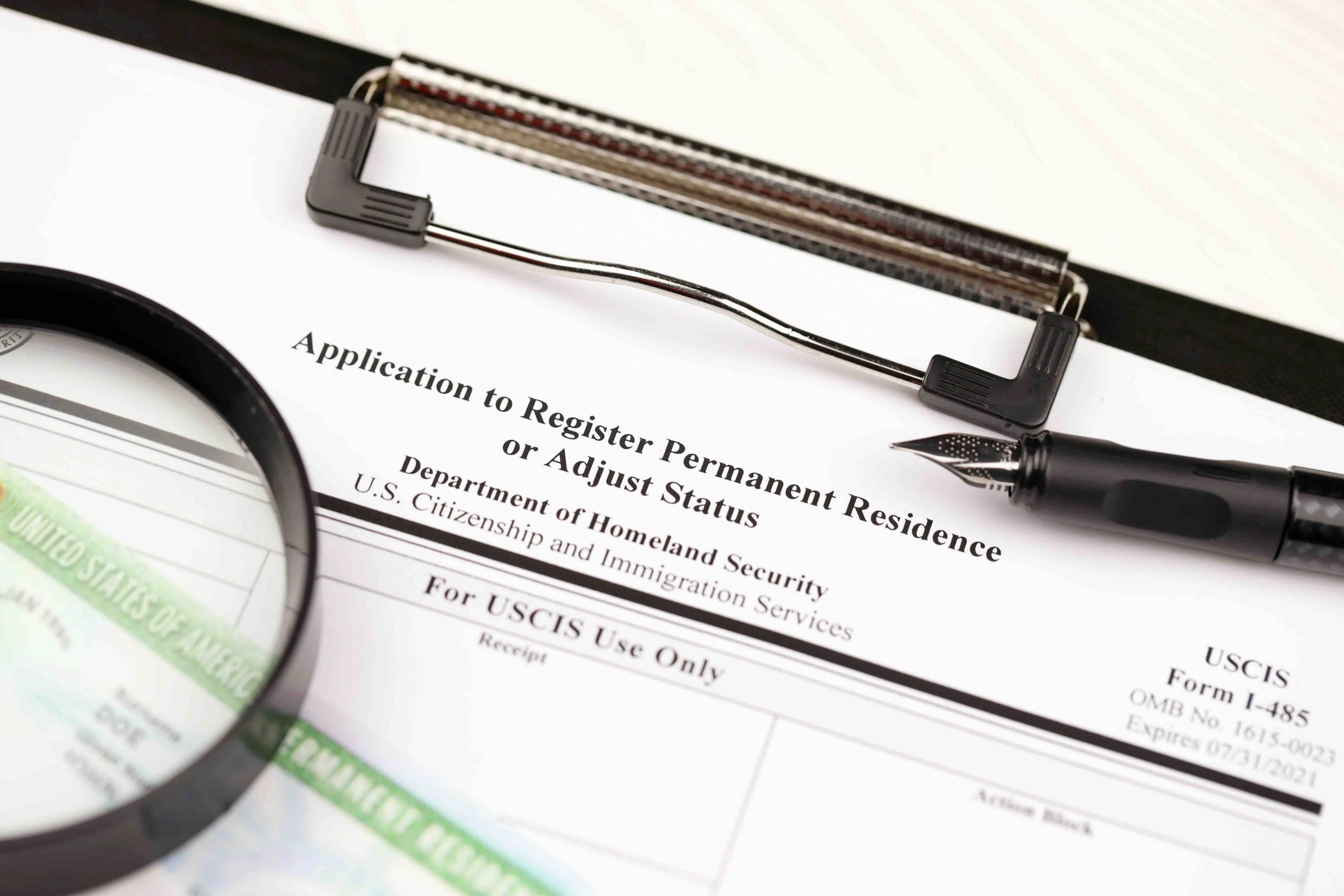 Applicant filing Form I-140 and Form I-485 concurrently for a green card