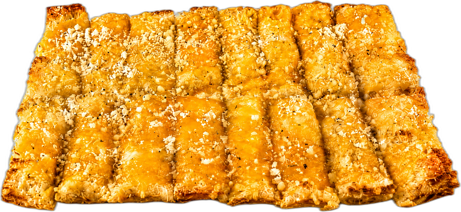 Garlic Cheese Bread munchie with signature garlic herb bread, garlic butter, cheddar, and provolone & shake.