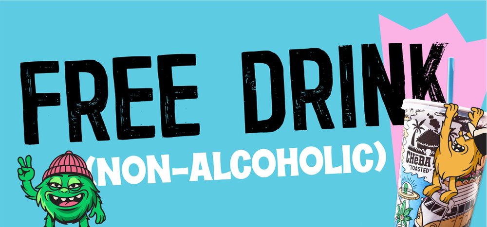Free Drink = 500