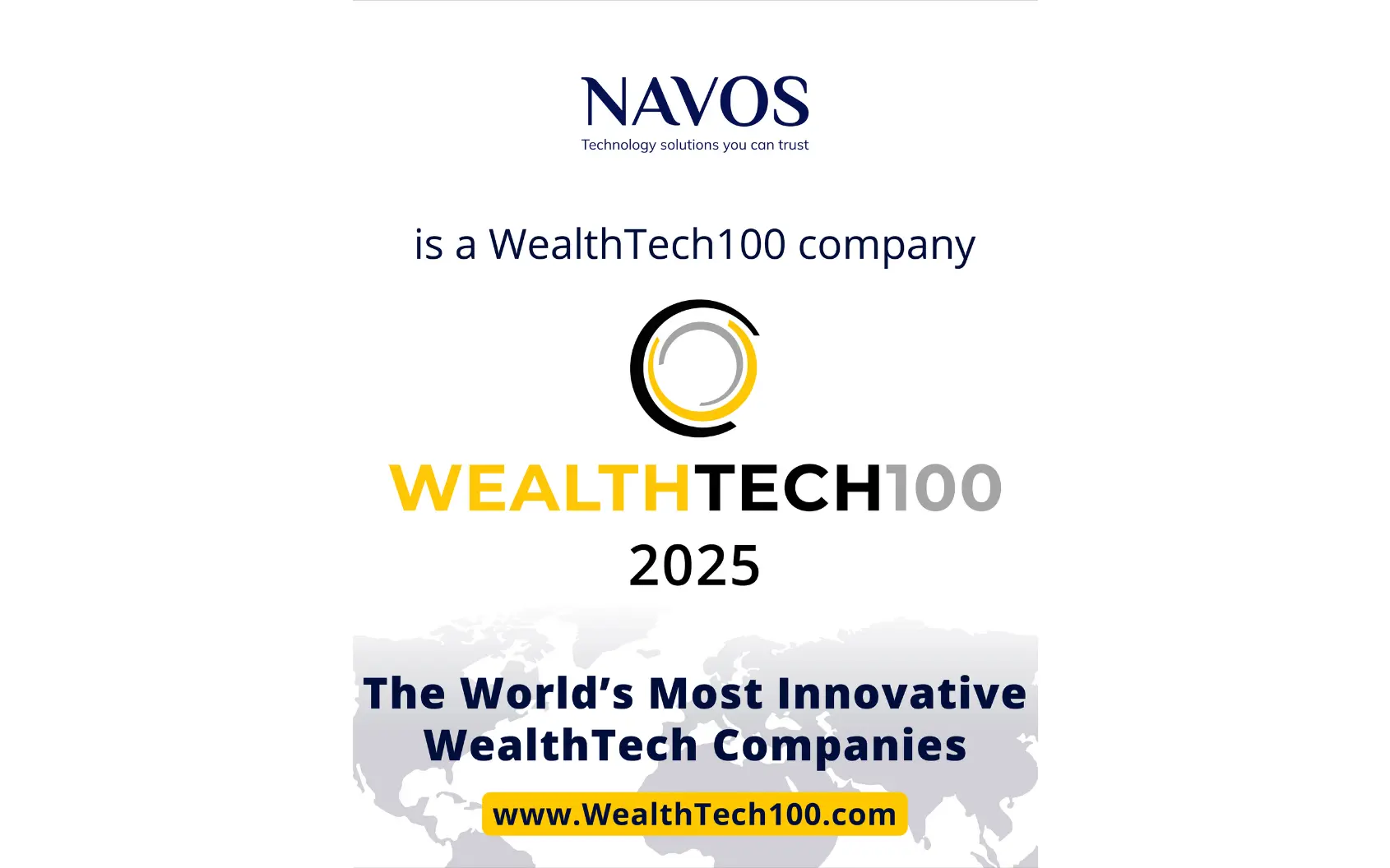 Navos make the WealthTech100 2025 list