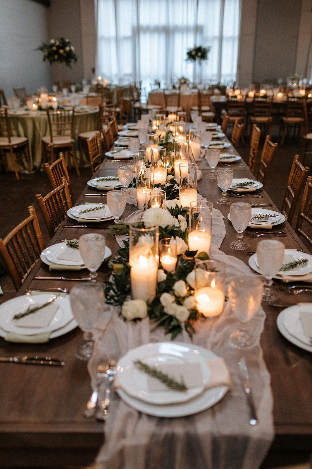 the vue candle centerpieces