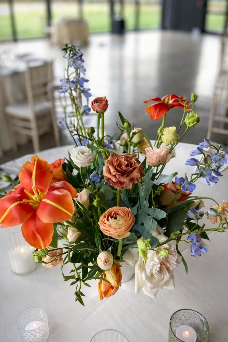 Thao Dao centerpiece at Jorgensen Farms