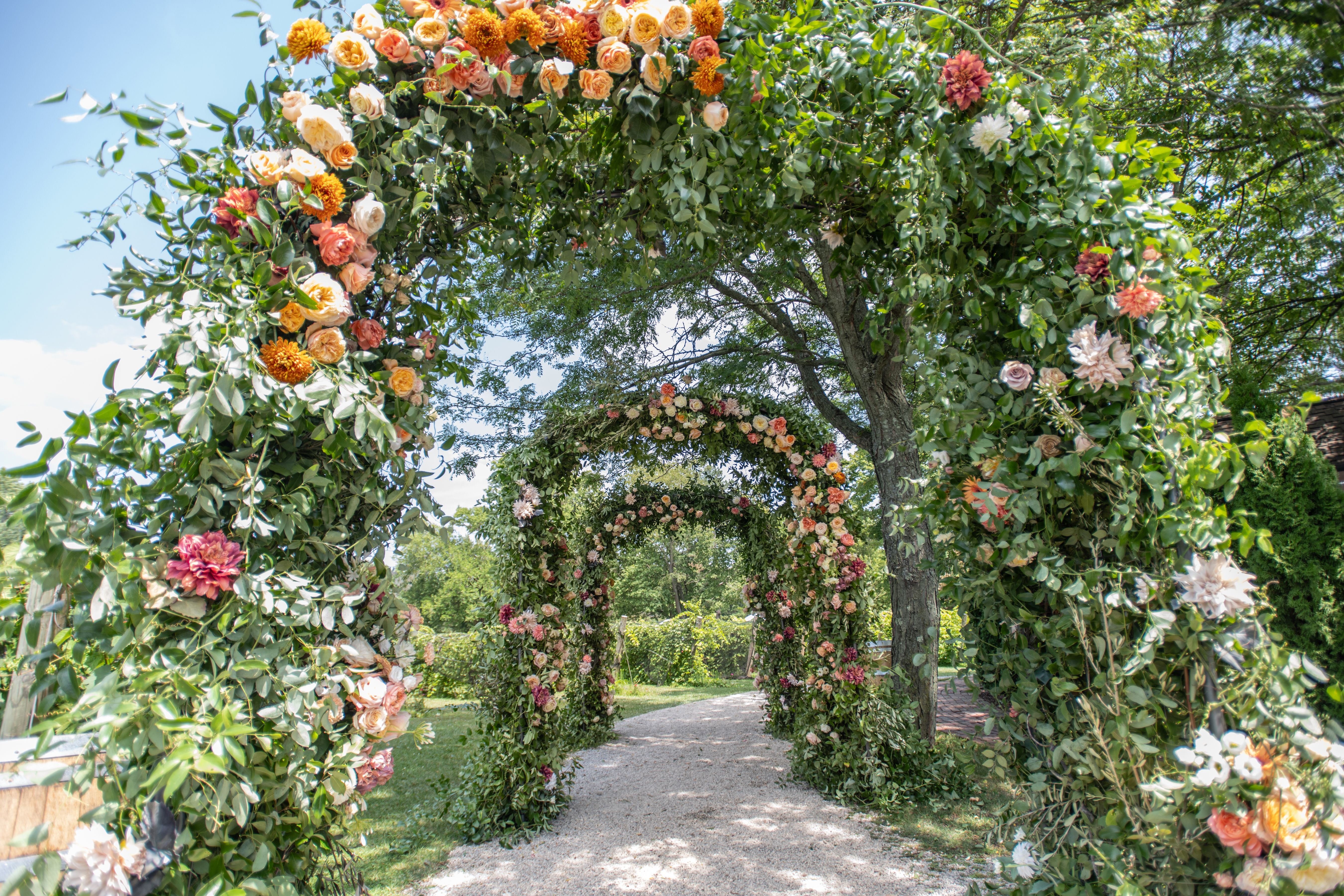 wedding arches columbus ohio florist