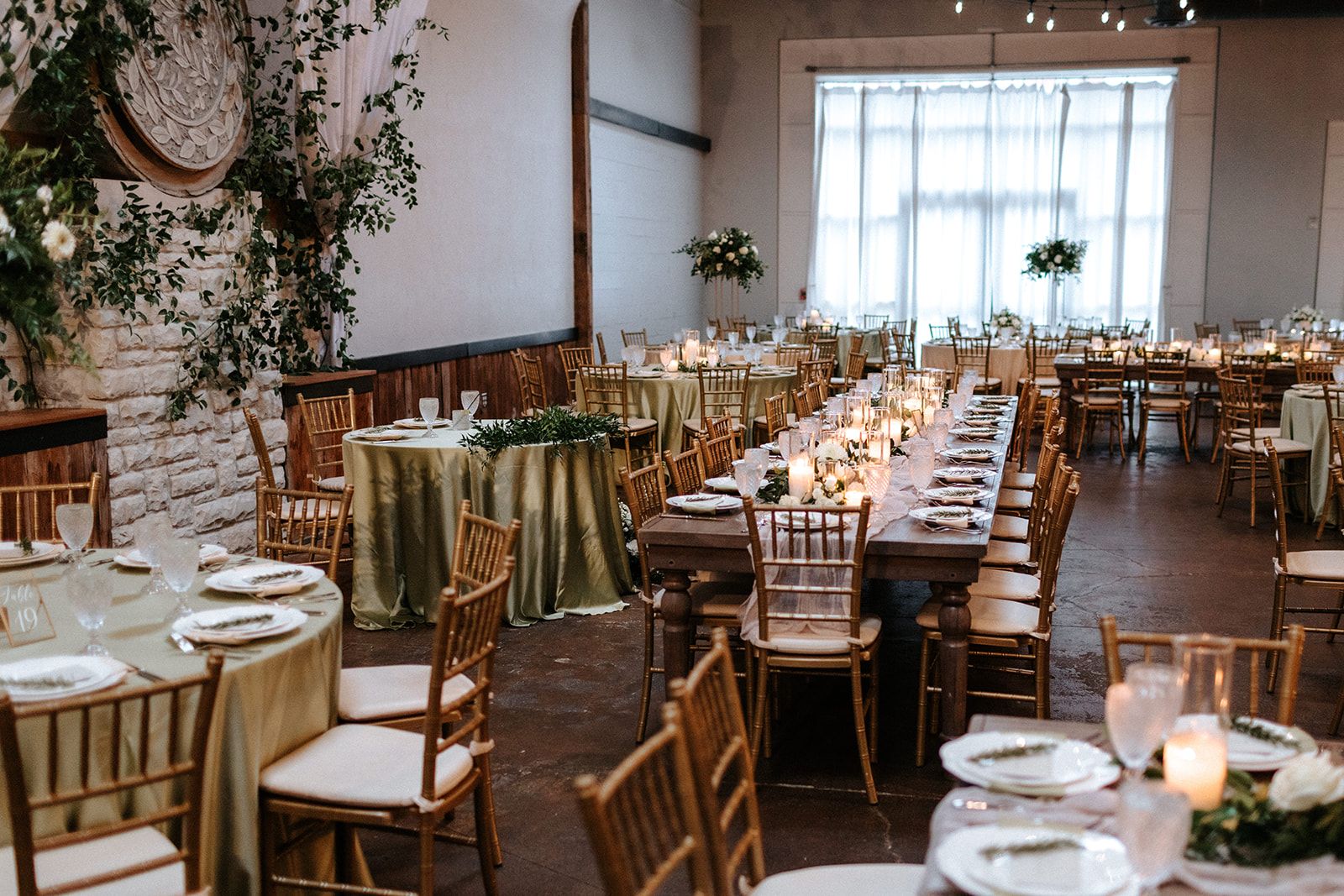 candle centerpieces ohio wedding