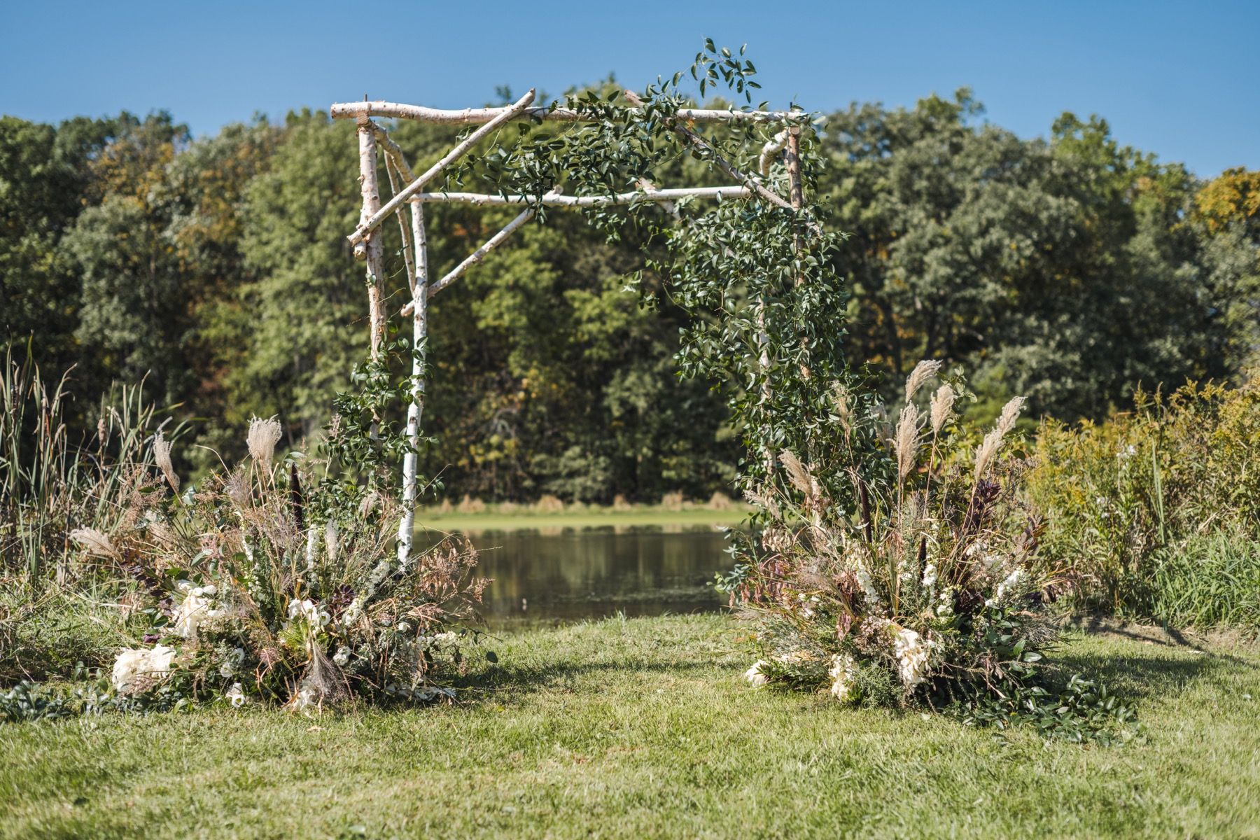 birch chuppah