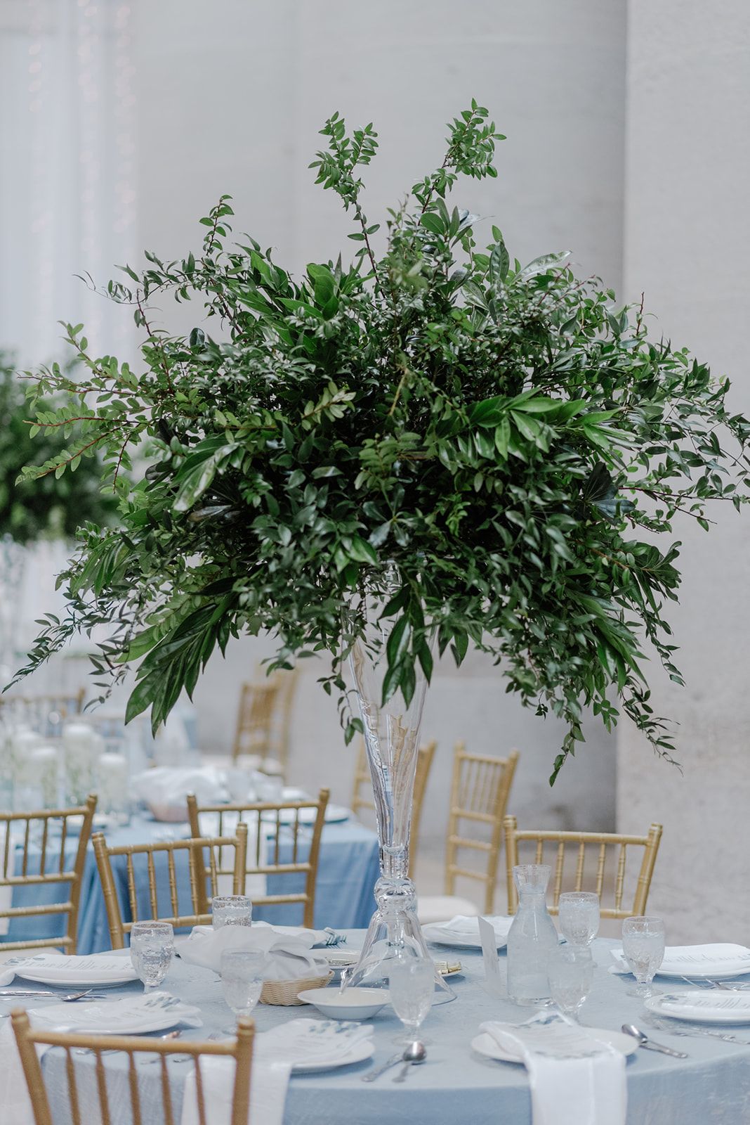 Tall Centerpiece The Ohio Statehouse Wedding Inspiration