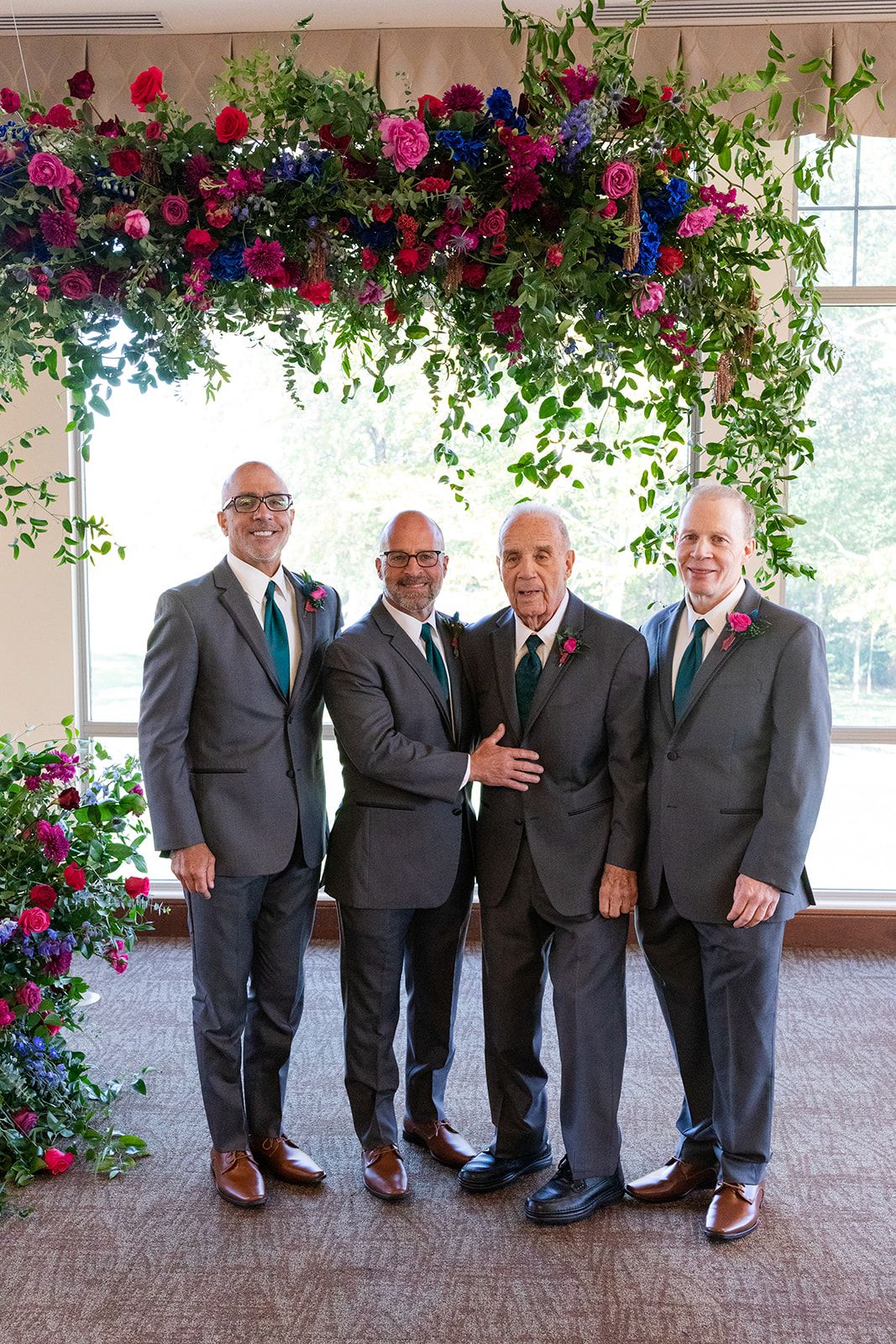 men of the family at wedding columbus ohio