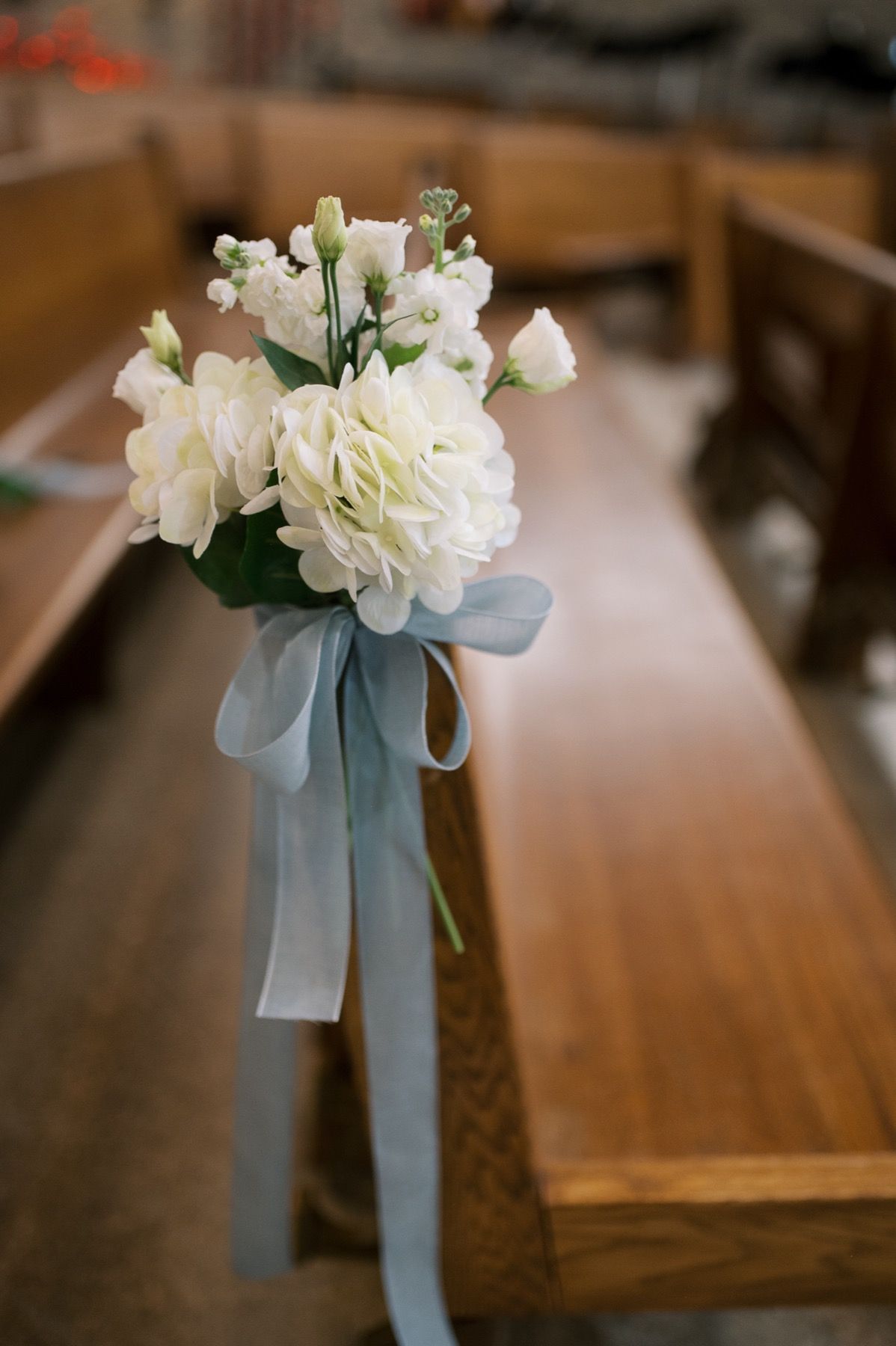 aisle flowers St. Brendan