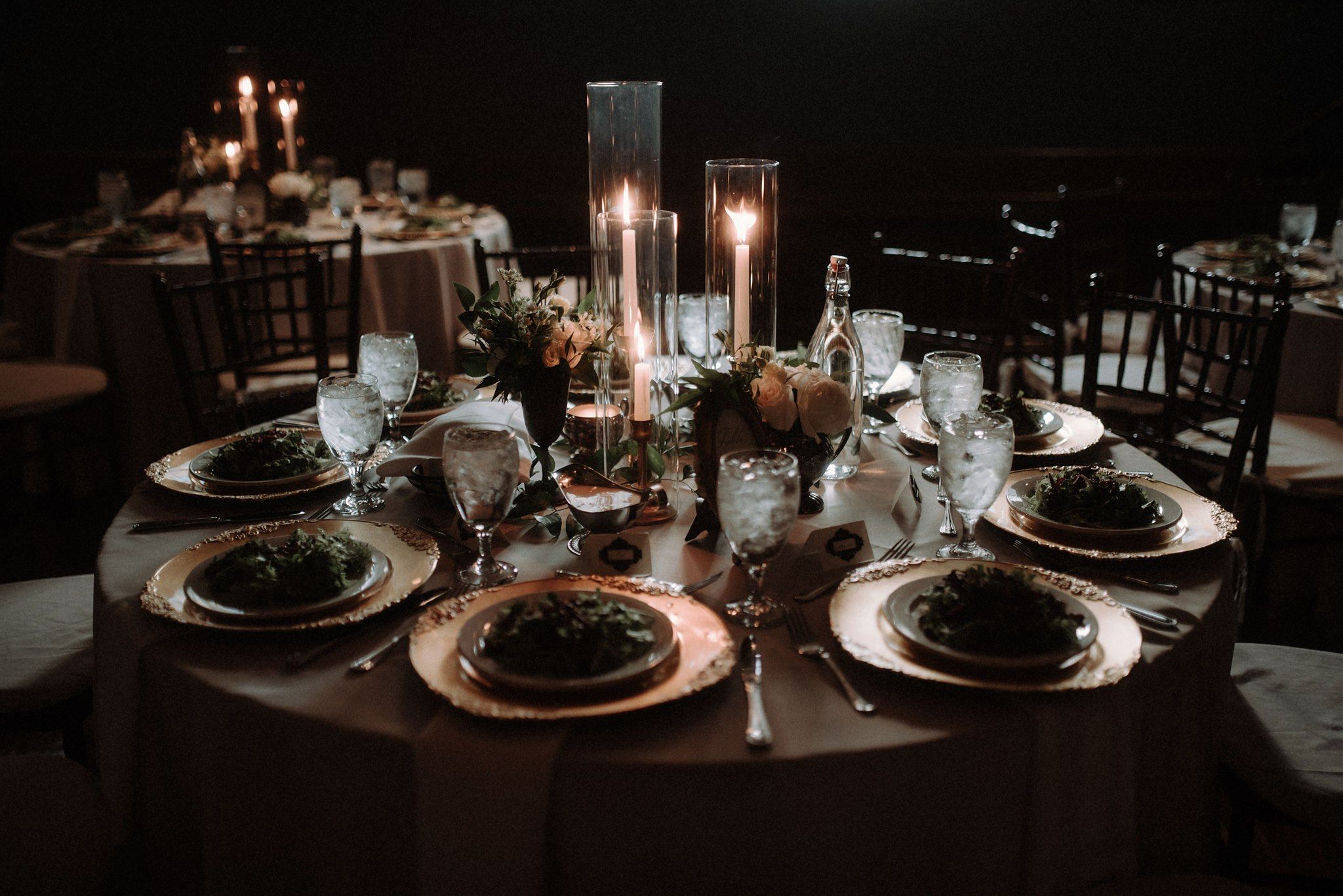 taper candle centerpiece