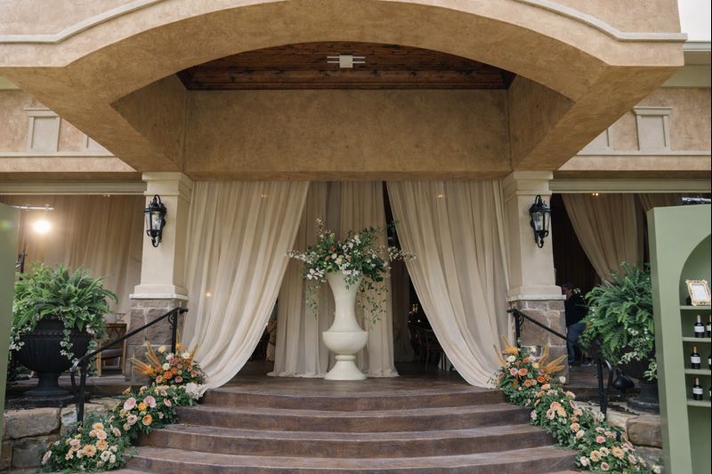 Gervasi vineyard wedding florist