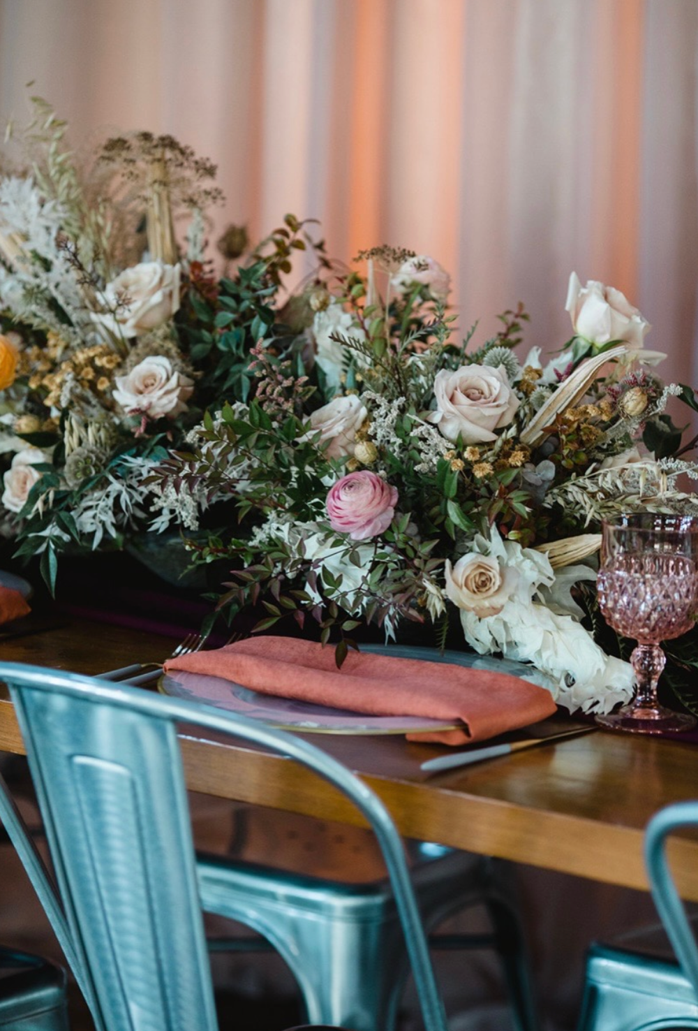 textural florals at Jerome Village