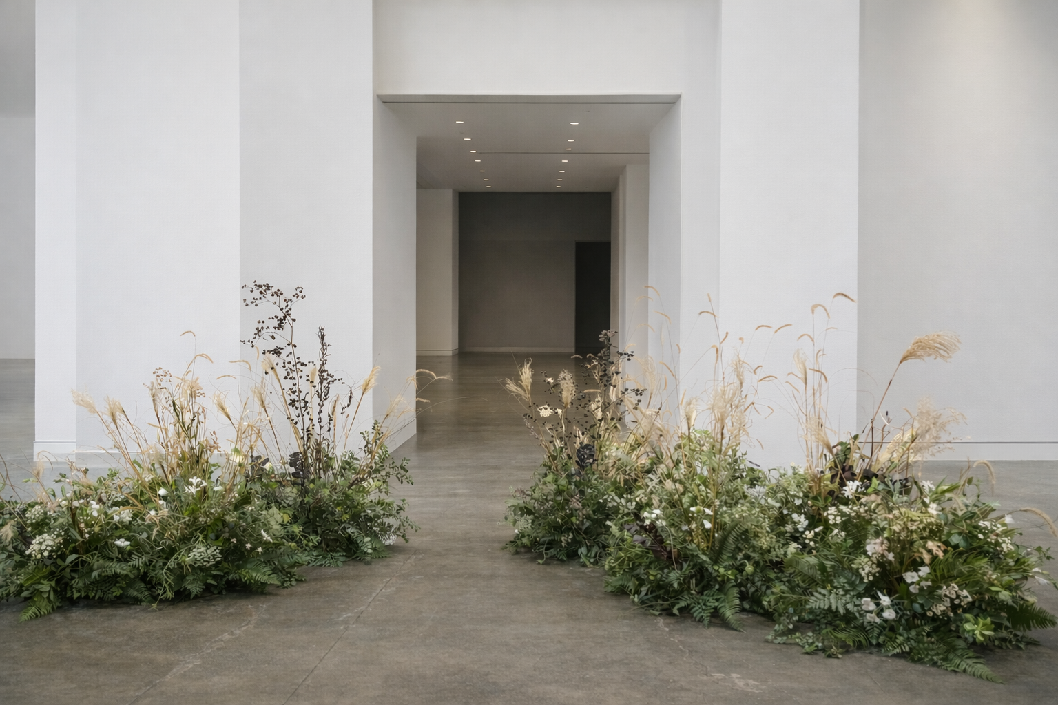 prairie styled flowers at the museum