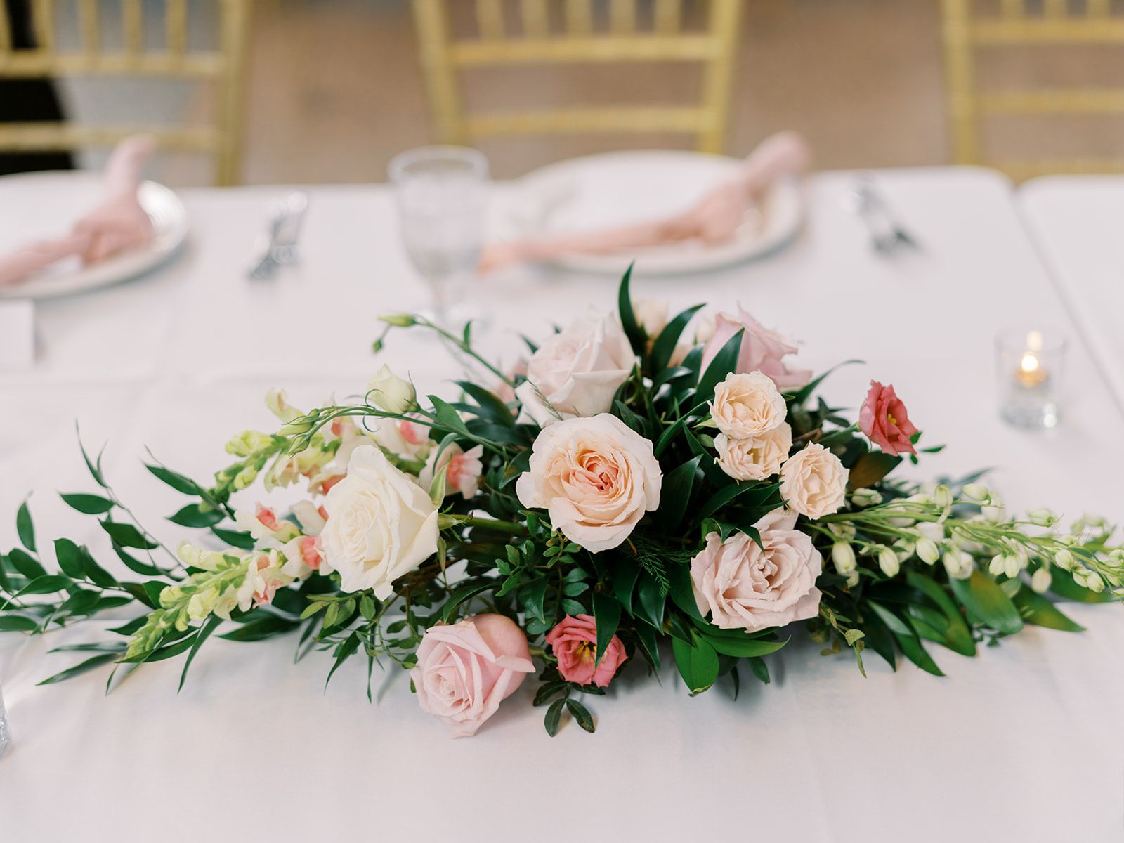 Low Floral Centerpiece Columbus Ohio