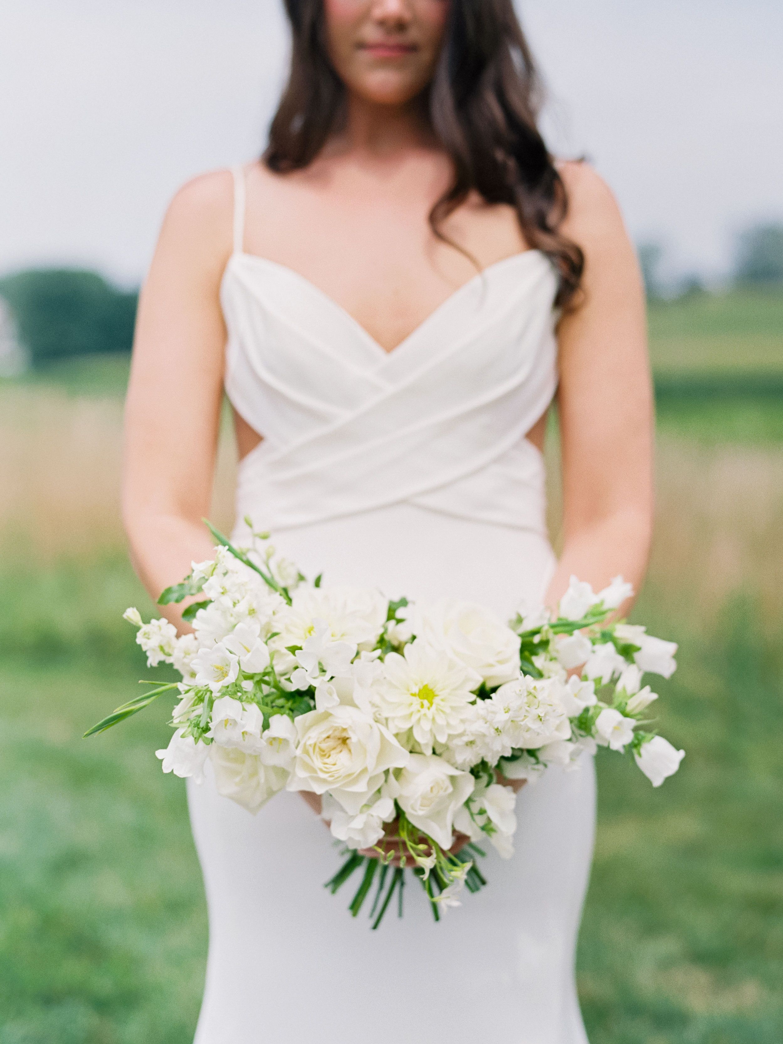 white bridal bouquet columbus ohio